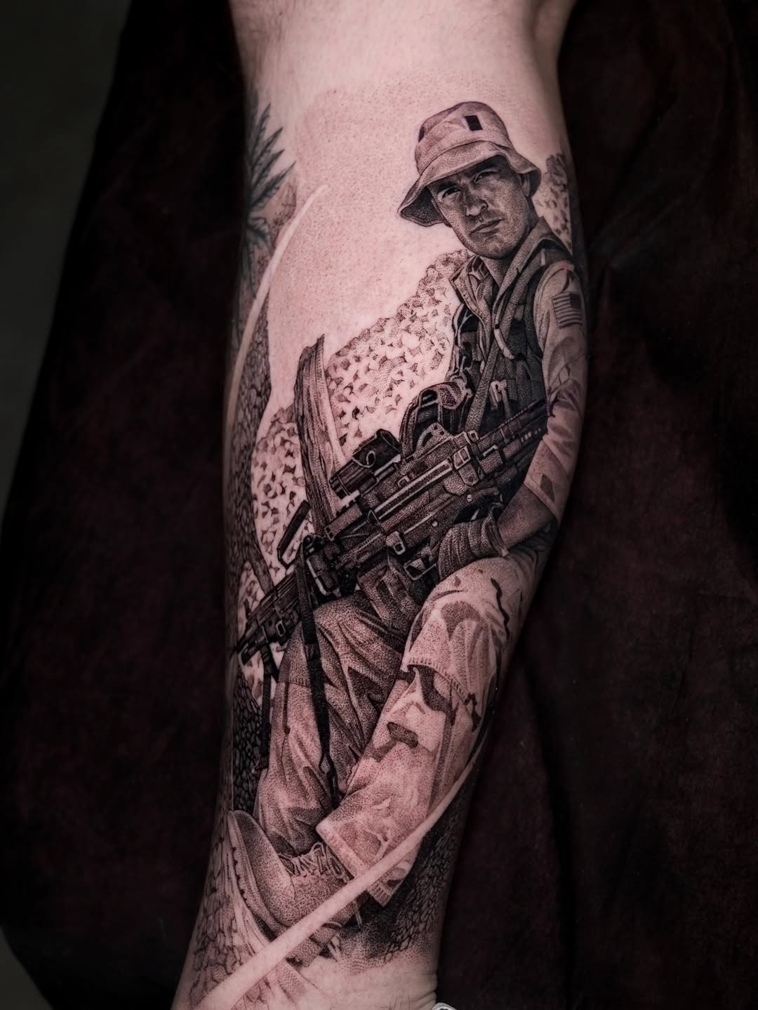 Tattoo by @_escobart — realism, black_and_grey