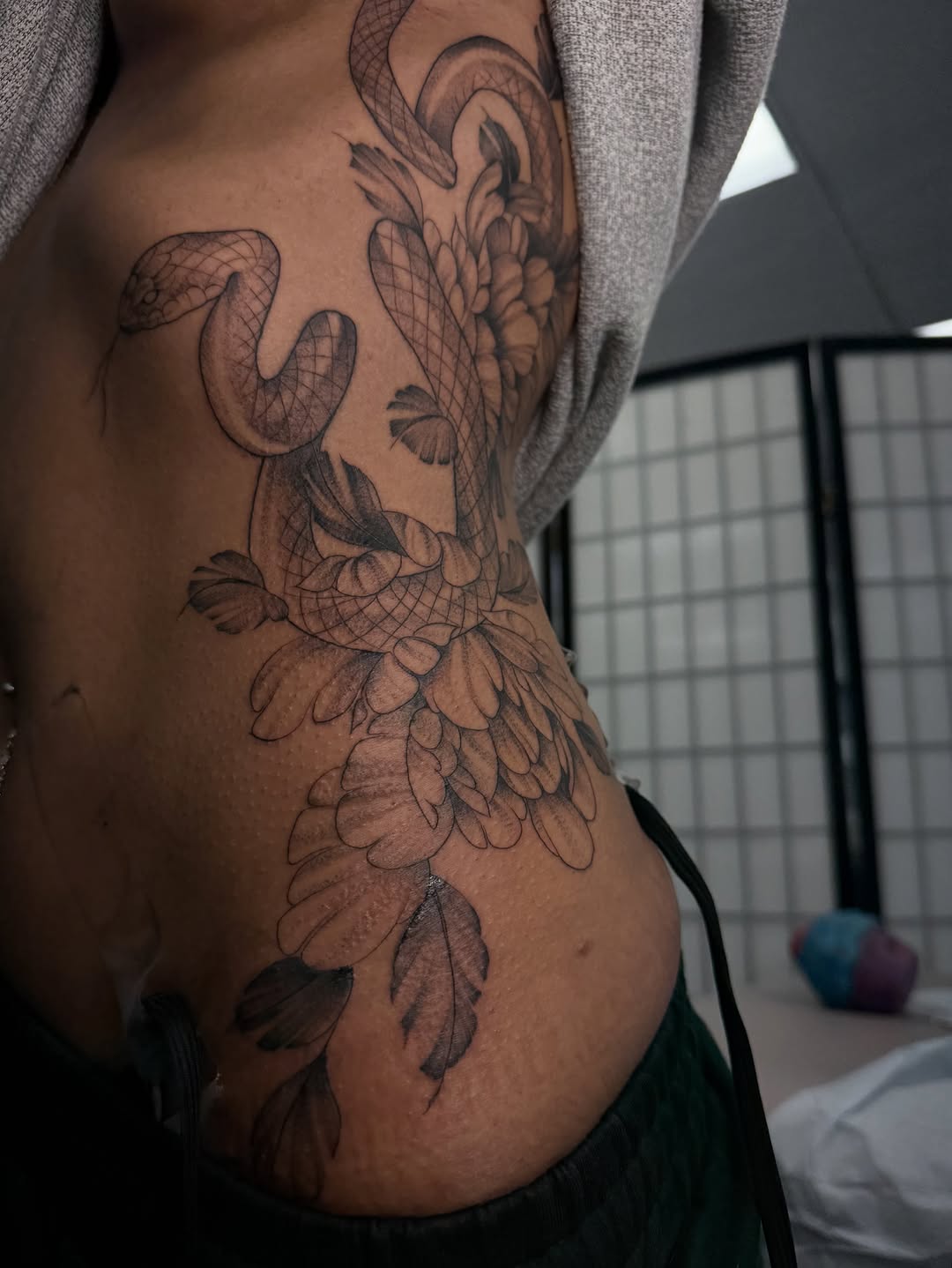 Tattoo by @chloew_tattoos — black_and_grey, realism