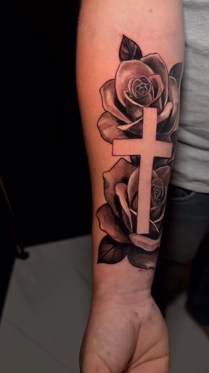 Tattoo by @nicholasmisitano — black_and_grey, realism