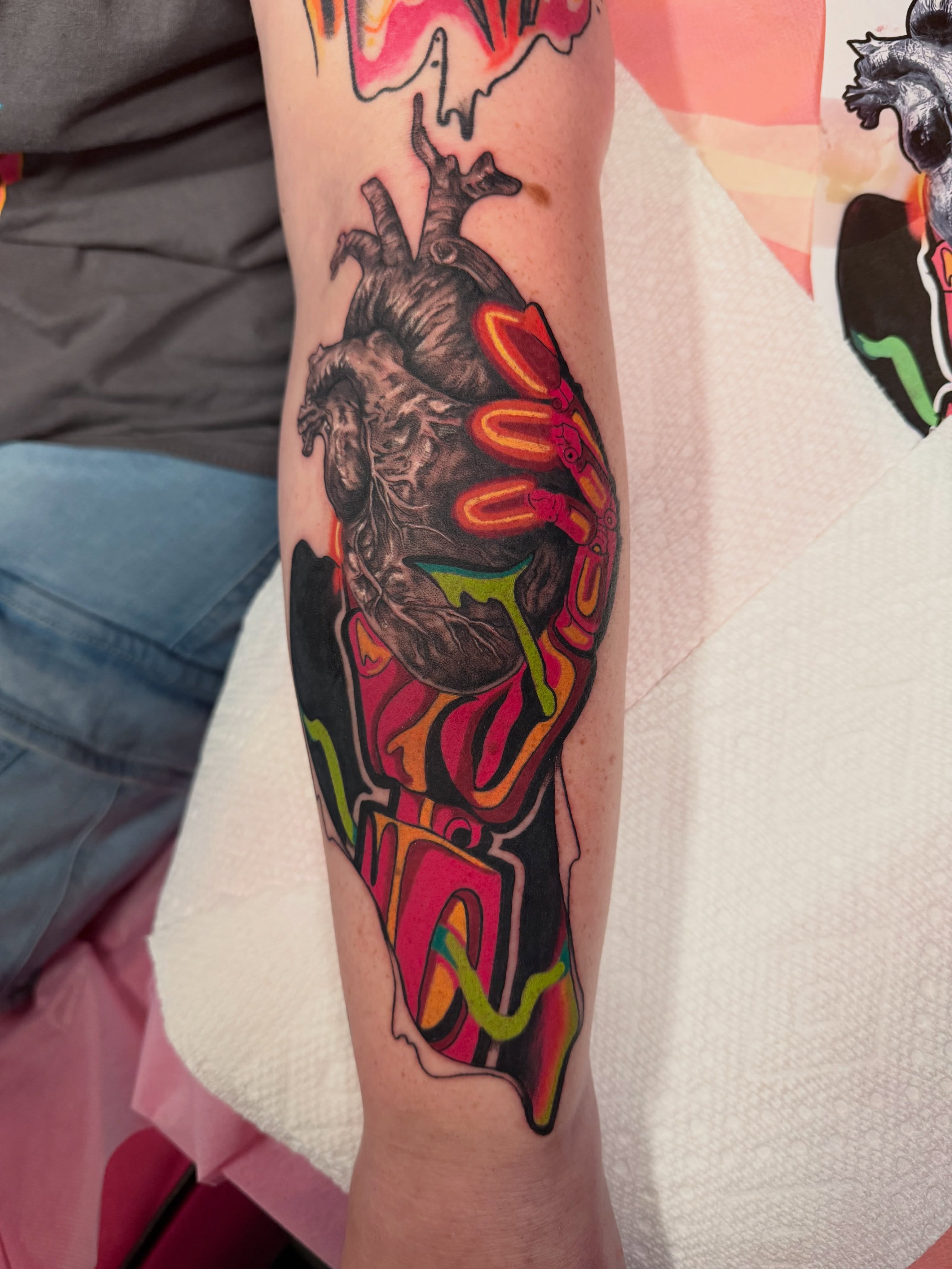 Tattoo by @melted_soul — realism, trash_polka