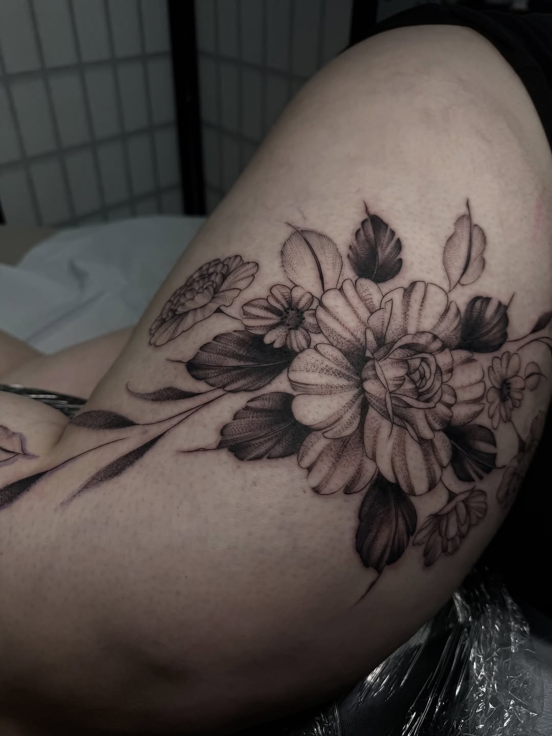 Tattoo by @chloew_tattoos — black_and_grey, realism