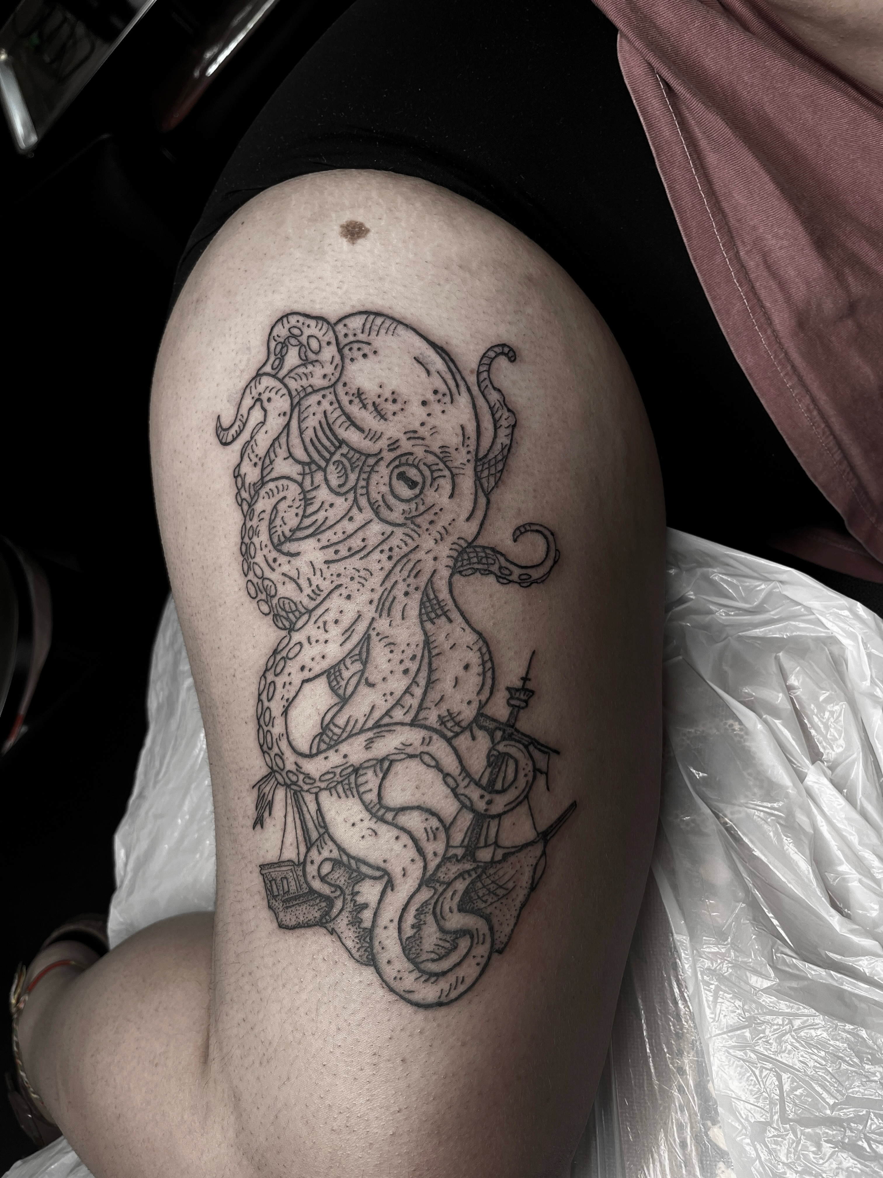 Tattoo by @mentalagonytattoo — black_and_grey