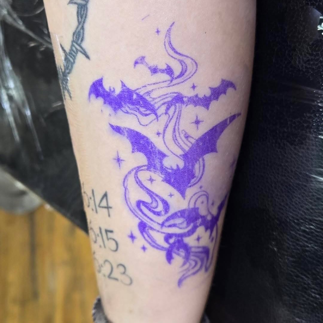 Tattoo by @inked_by_parisapple — dotwork