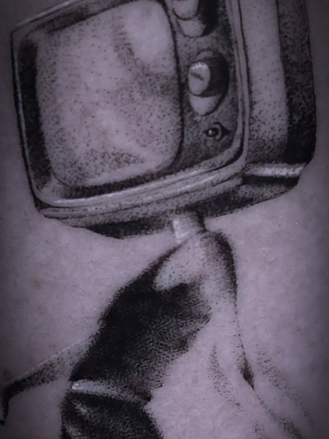 Tattoo by @ink_by_vi_tattoo — black_and_grey, dotwork