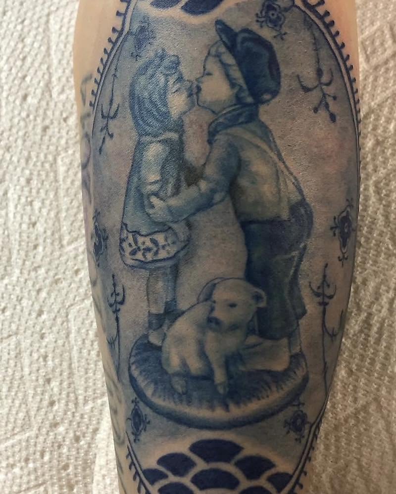 Tattoo by @babydolltats โ black_and_grey
