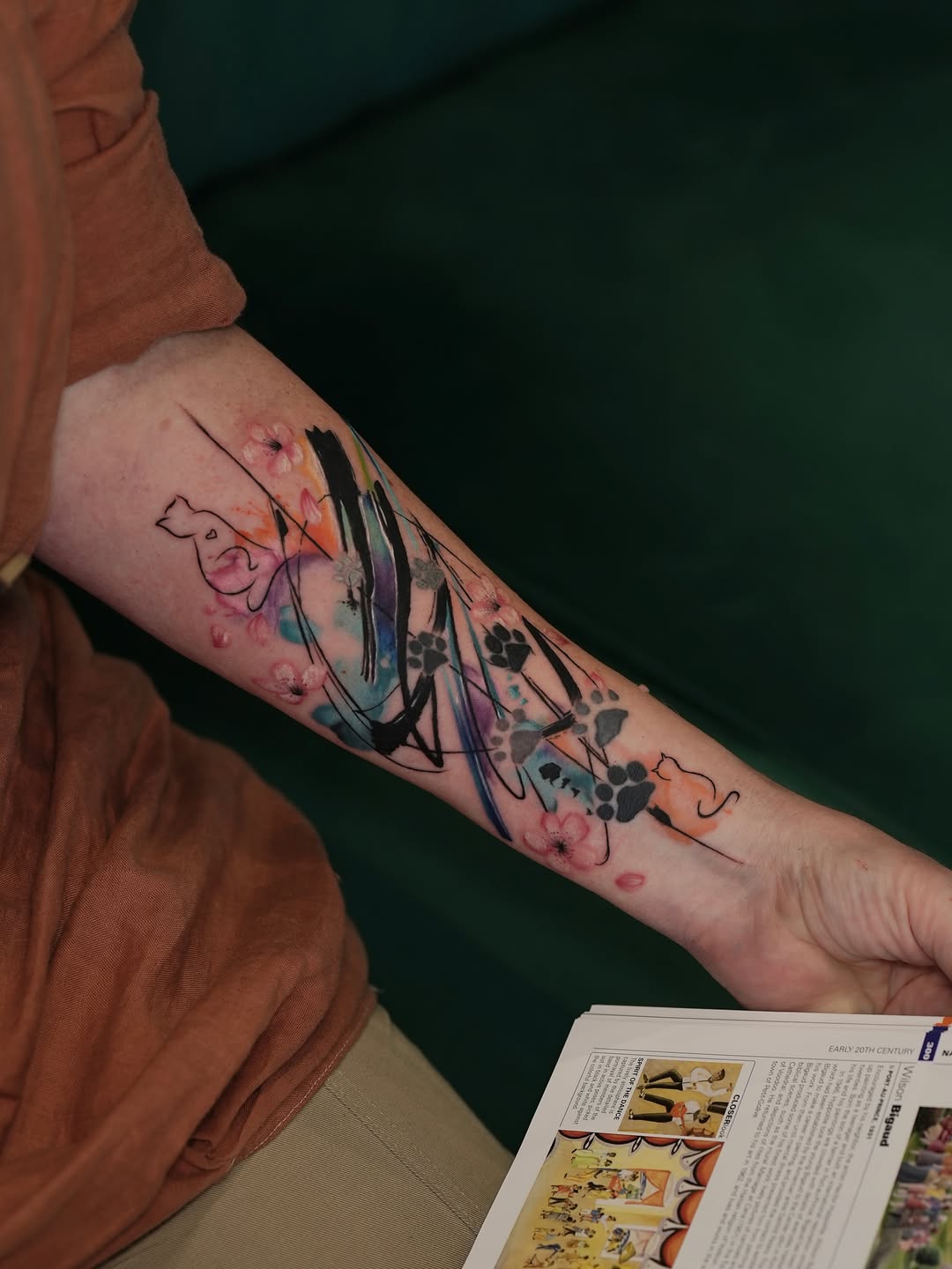 Tattoo by @henry_tattooartist — watercolor, fine_line