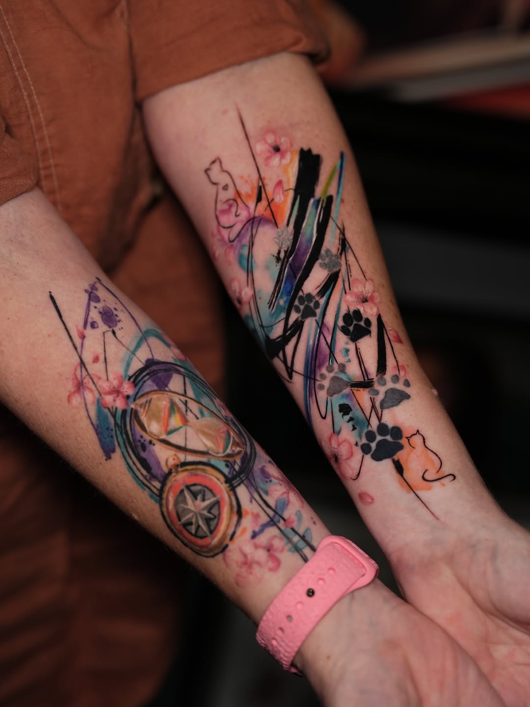 Tattoo by @henry_tattooartist — watercolor, fine_line