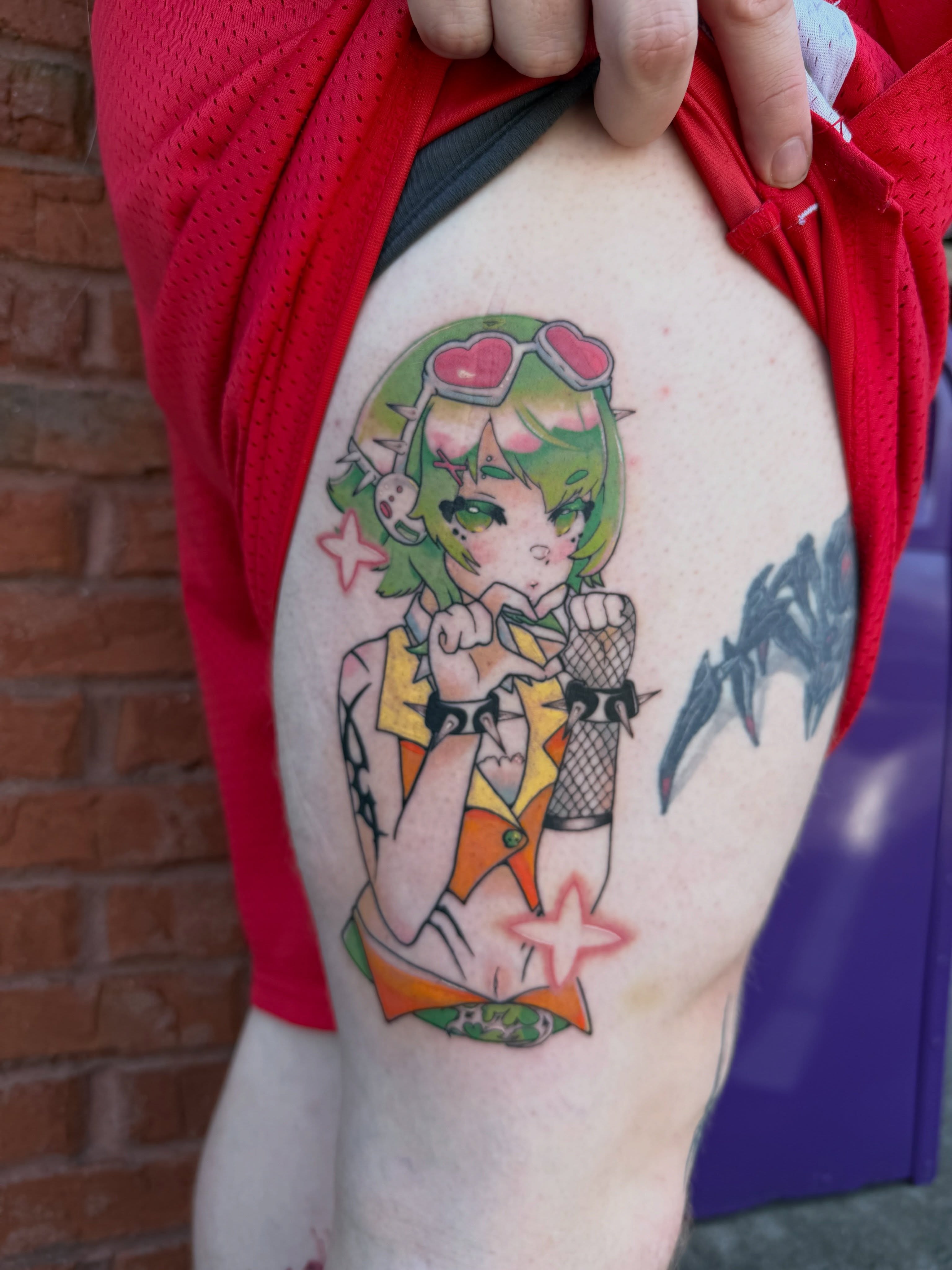 Tattoo by @mitch_soup — anime