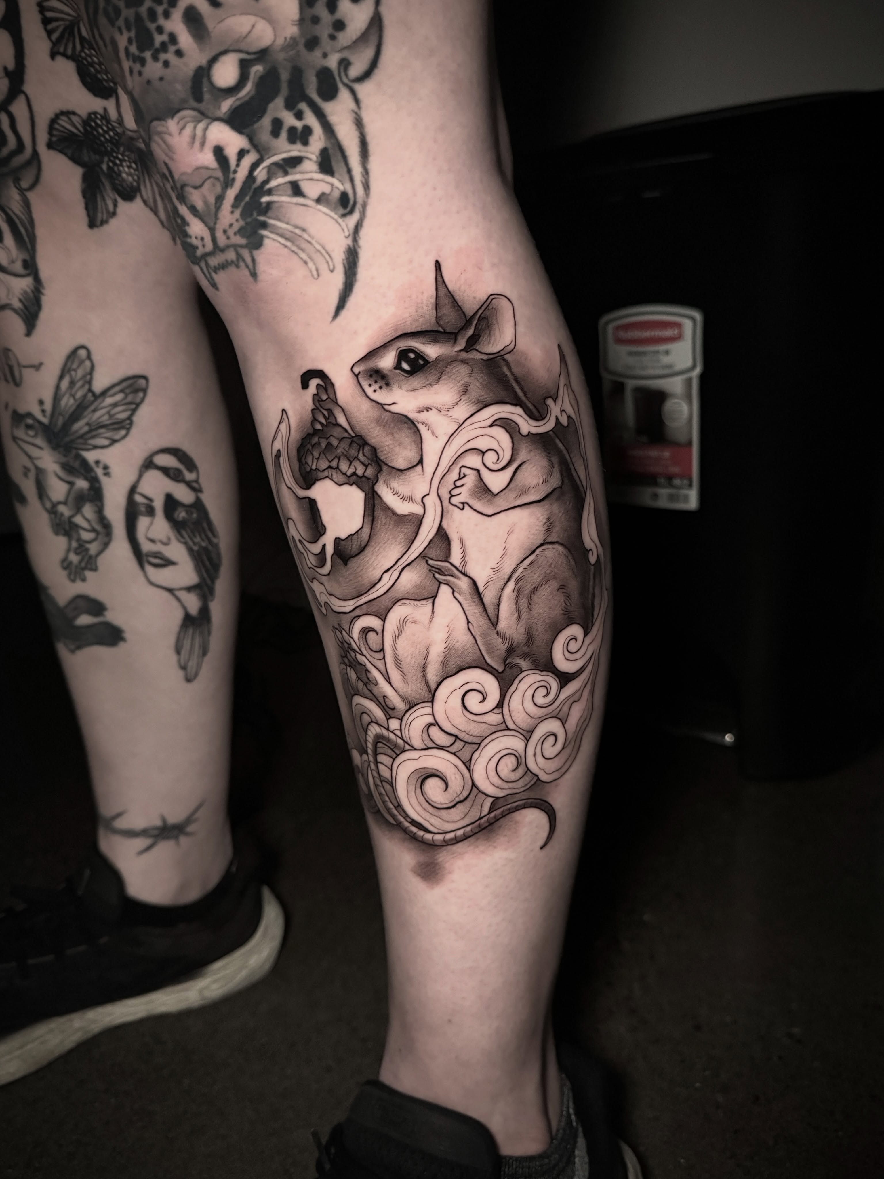 Tattoo by @lady.blackwell.tattoos β black_and_grey, realism