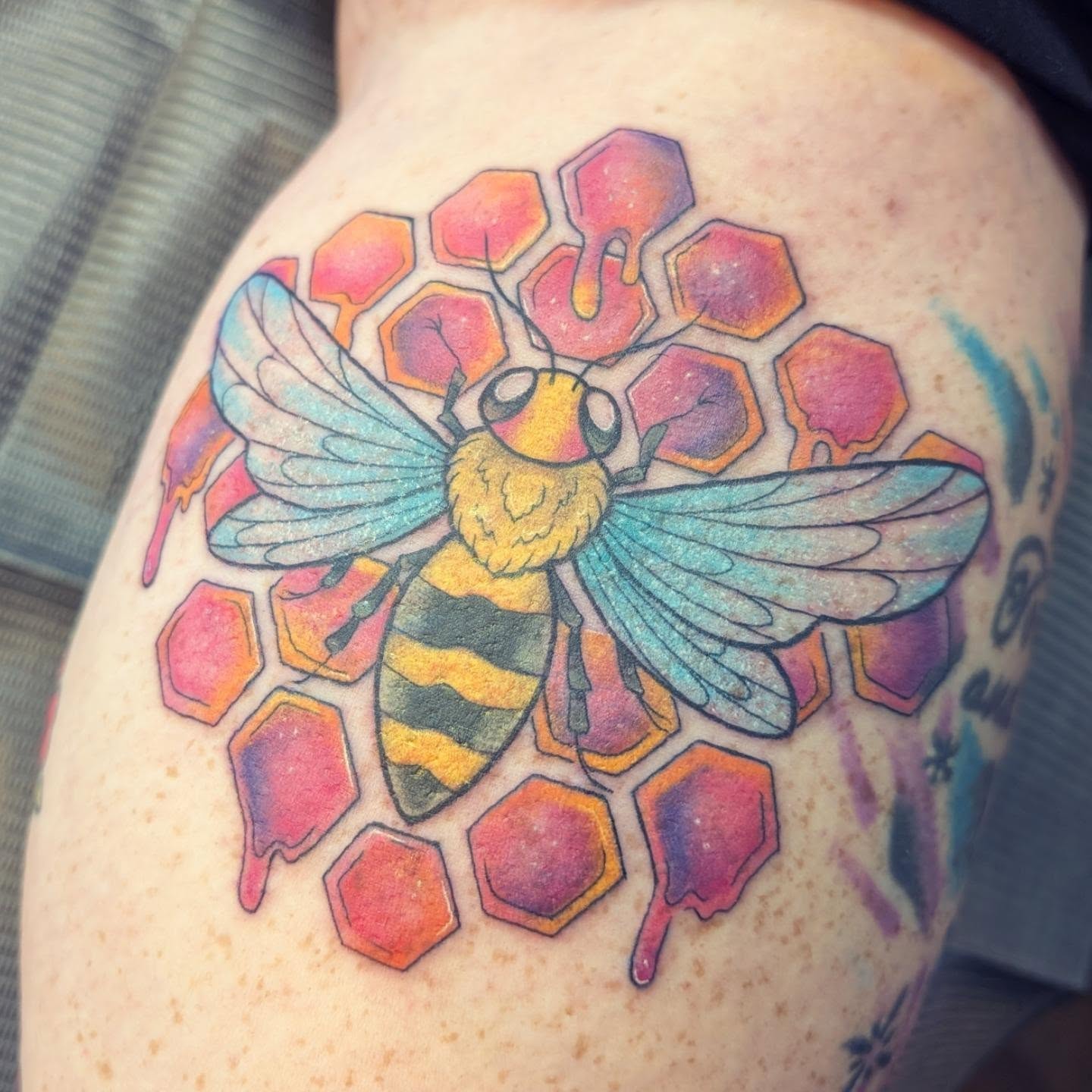 Tattoo by @corintattoos β watercolor