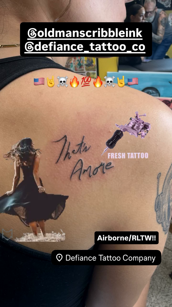 Tattoo by @oldmanscribbleink — fine_line, lettering_script