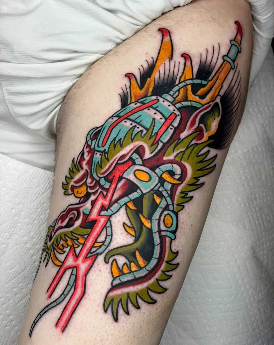 Tattoo by @brandonmc86 โ american_traditional, neo_traditional