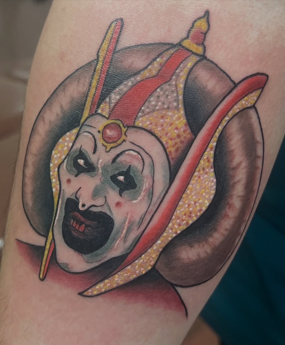 Tattoo by @demondrool — realism, trash_polka