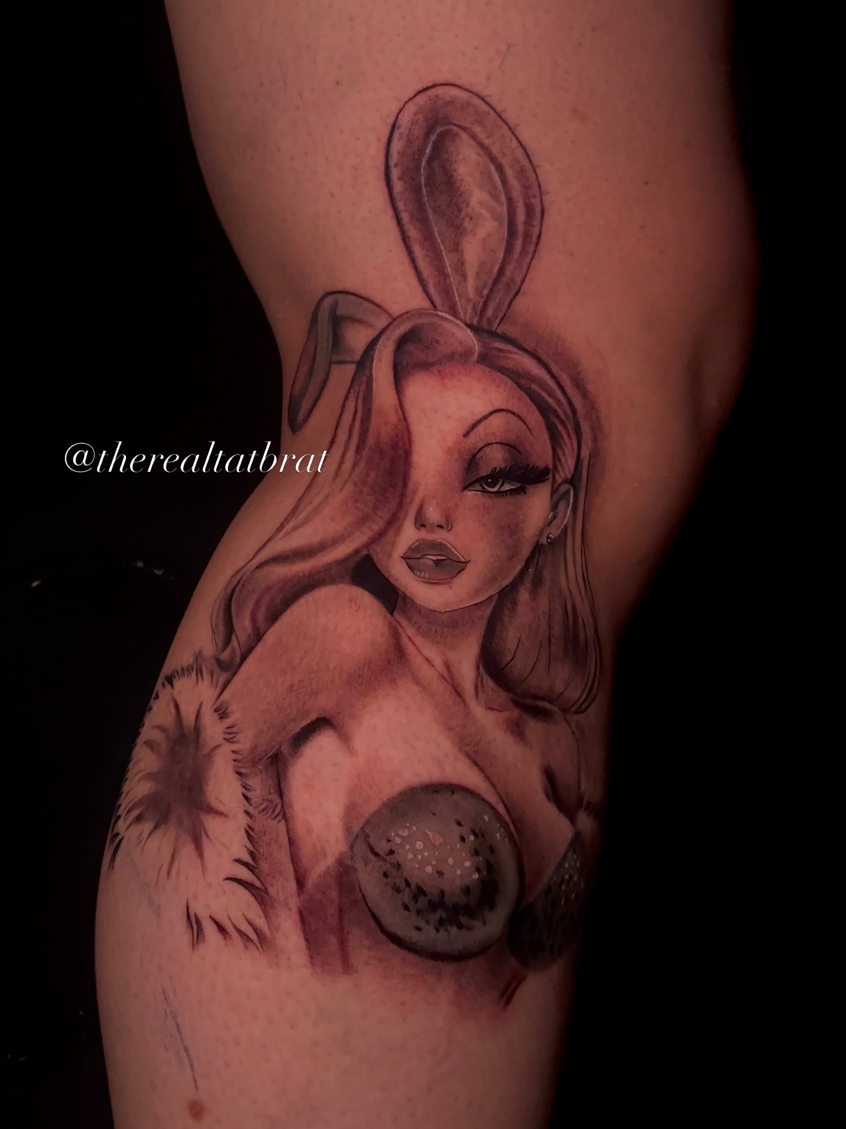 Tattoo by @therealtatbrat — dotwork, realism