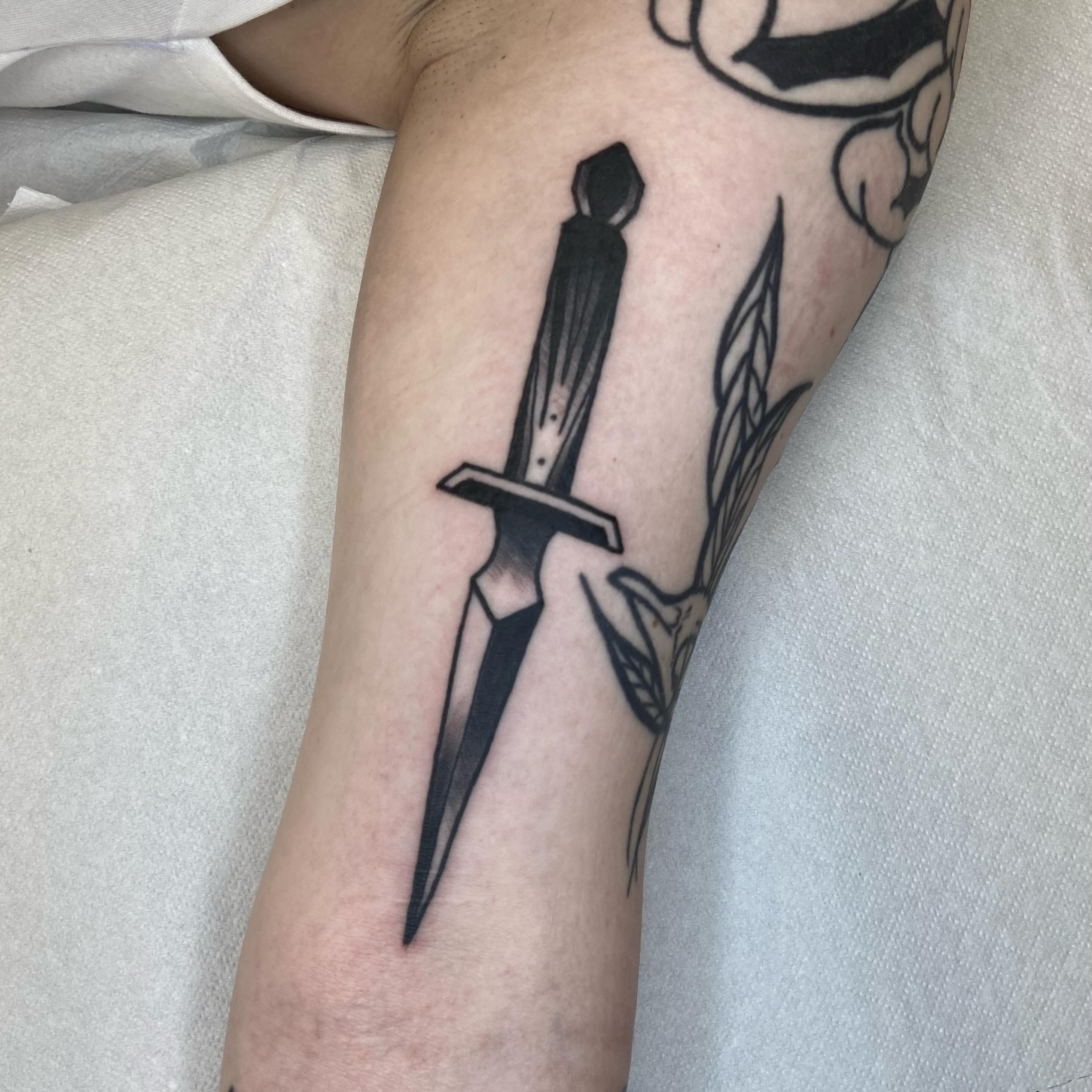 Tattoo by @dietrich_tattooer — black_and_grey