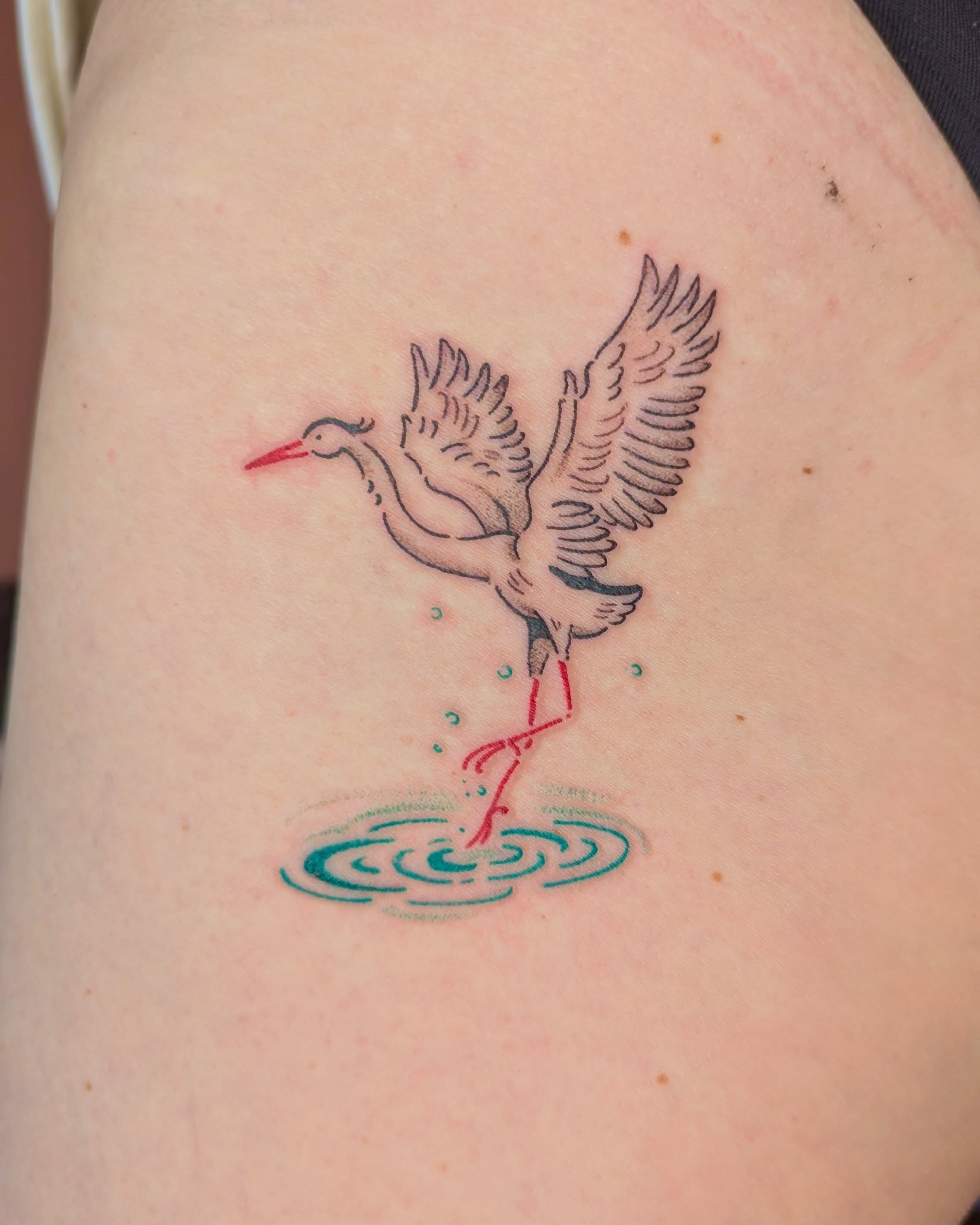 Tattoo by @chop_stick_n_poke — dotwork