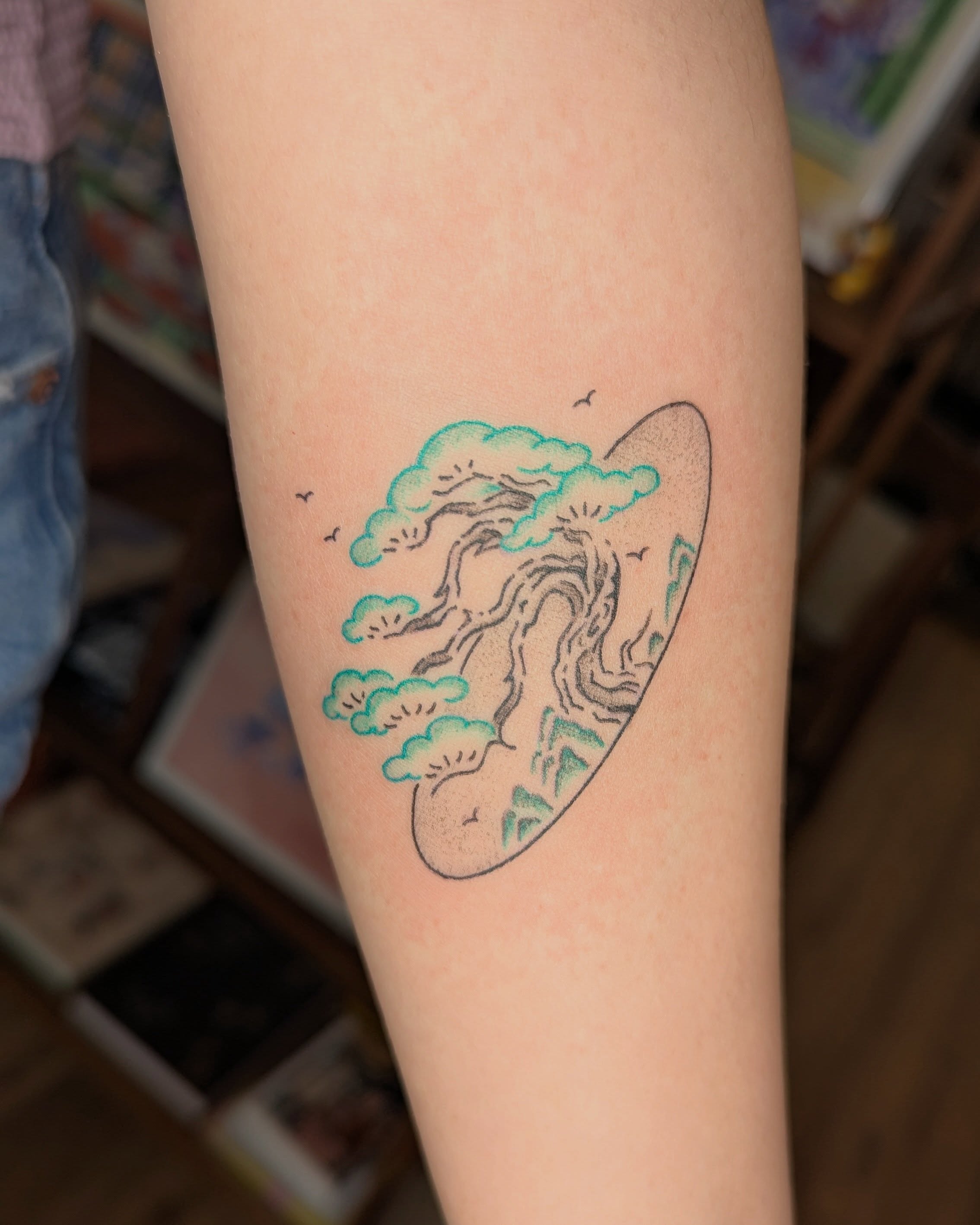 Tattoo by @chop_stick_n_poke — dotwork