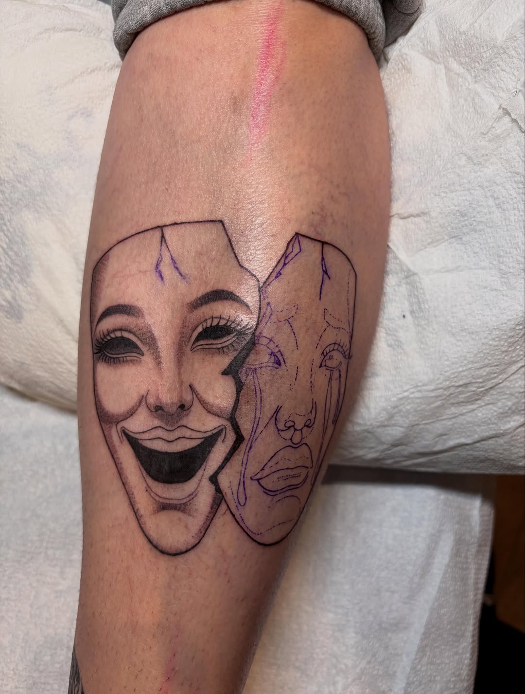 Tattoo by @limejuicetattoo — realism, black_and_grey