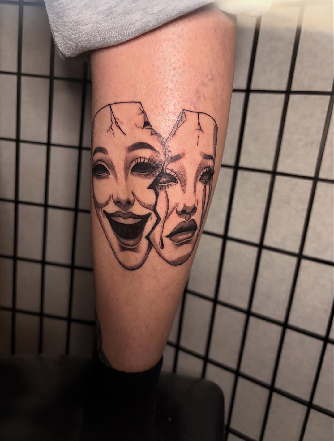 Tattoo by @limejuicetattoo — black_and_grey, realism