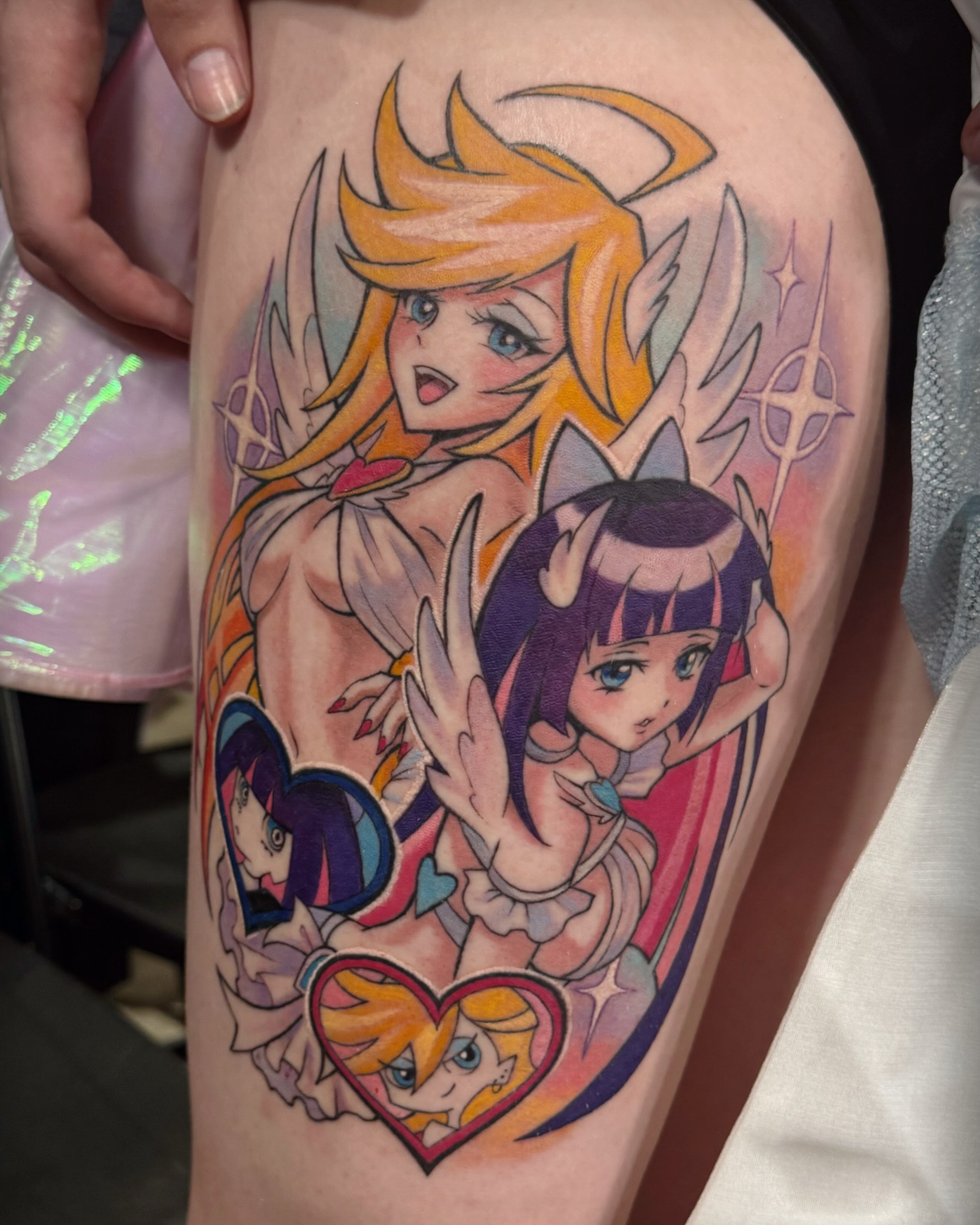 Tattoo by @sugar.sins.tattoo — anime, illustrative