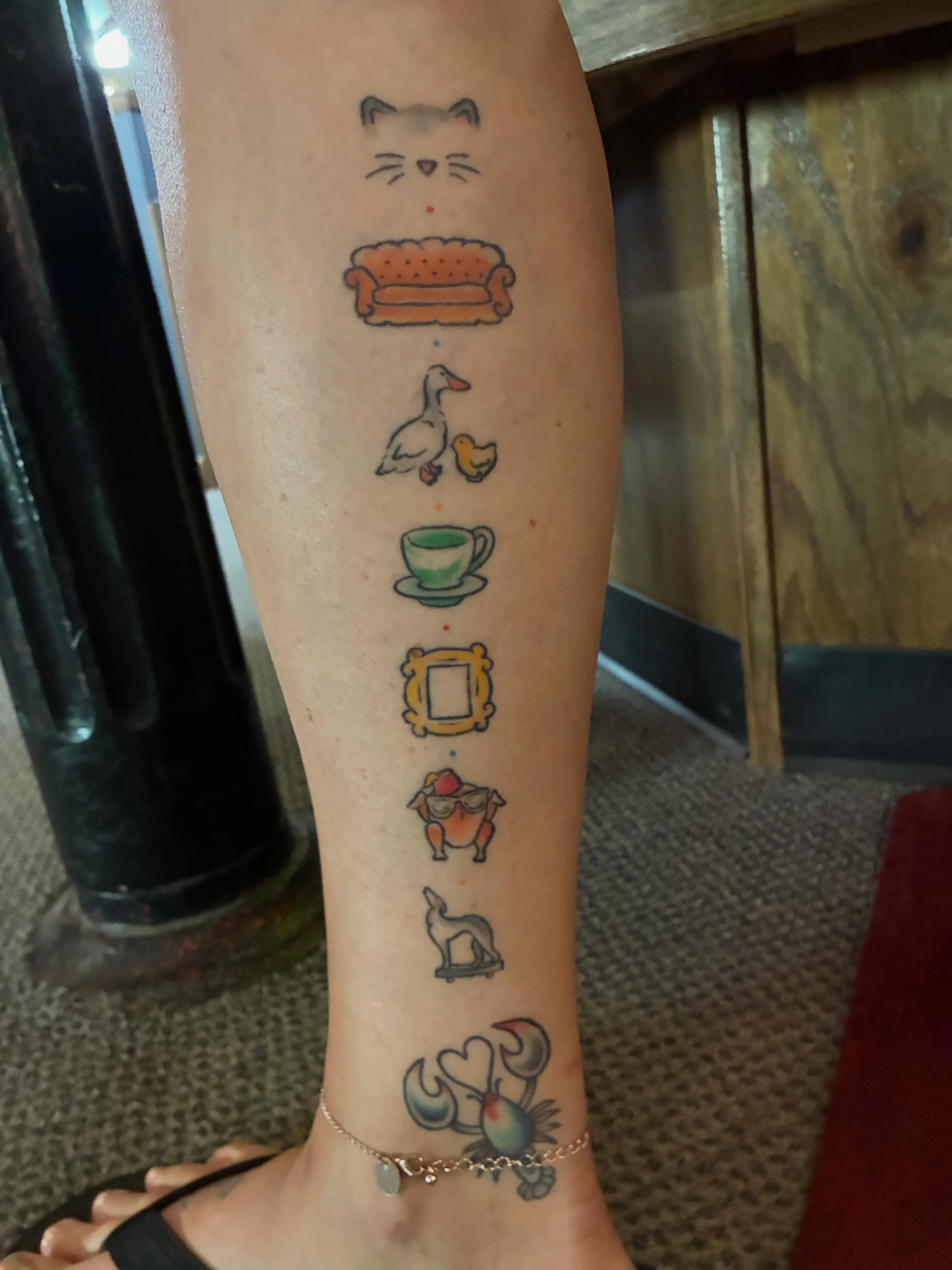 Animal motifs dotwork tattoo on the forearm by Natalie Spuhler