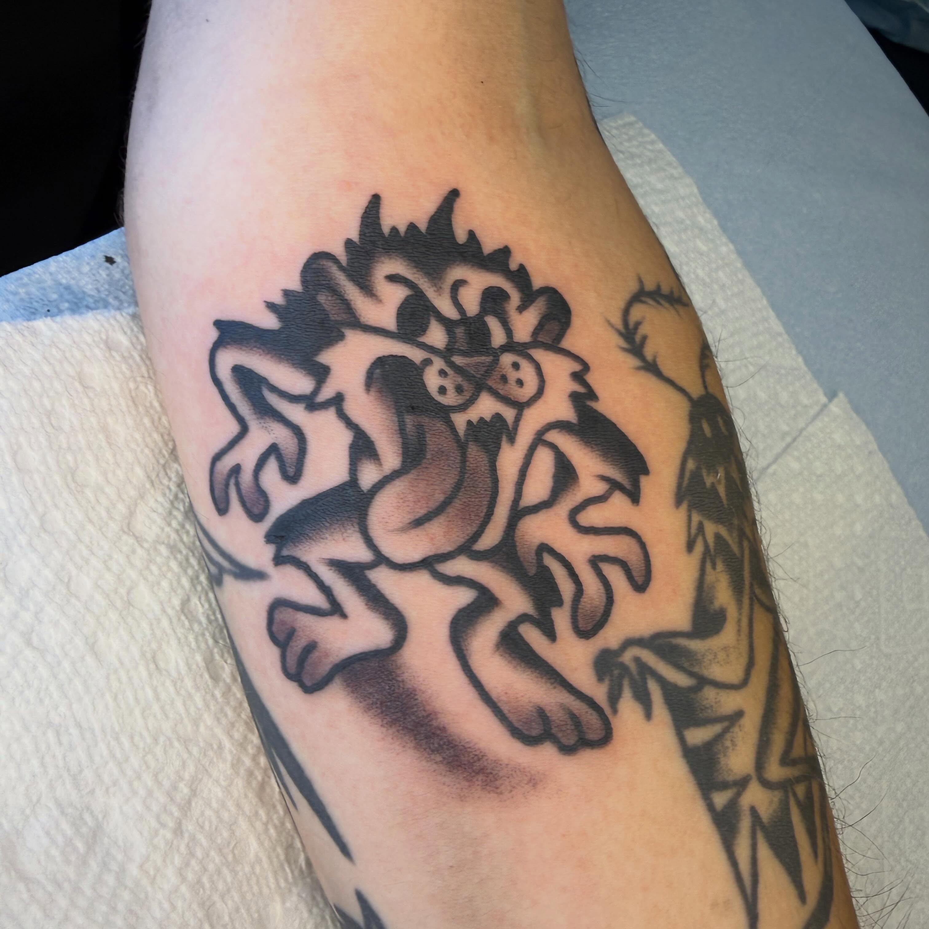 Tattoo by @sketi__ — black_and_grey