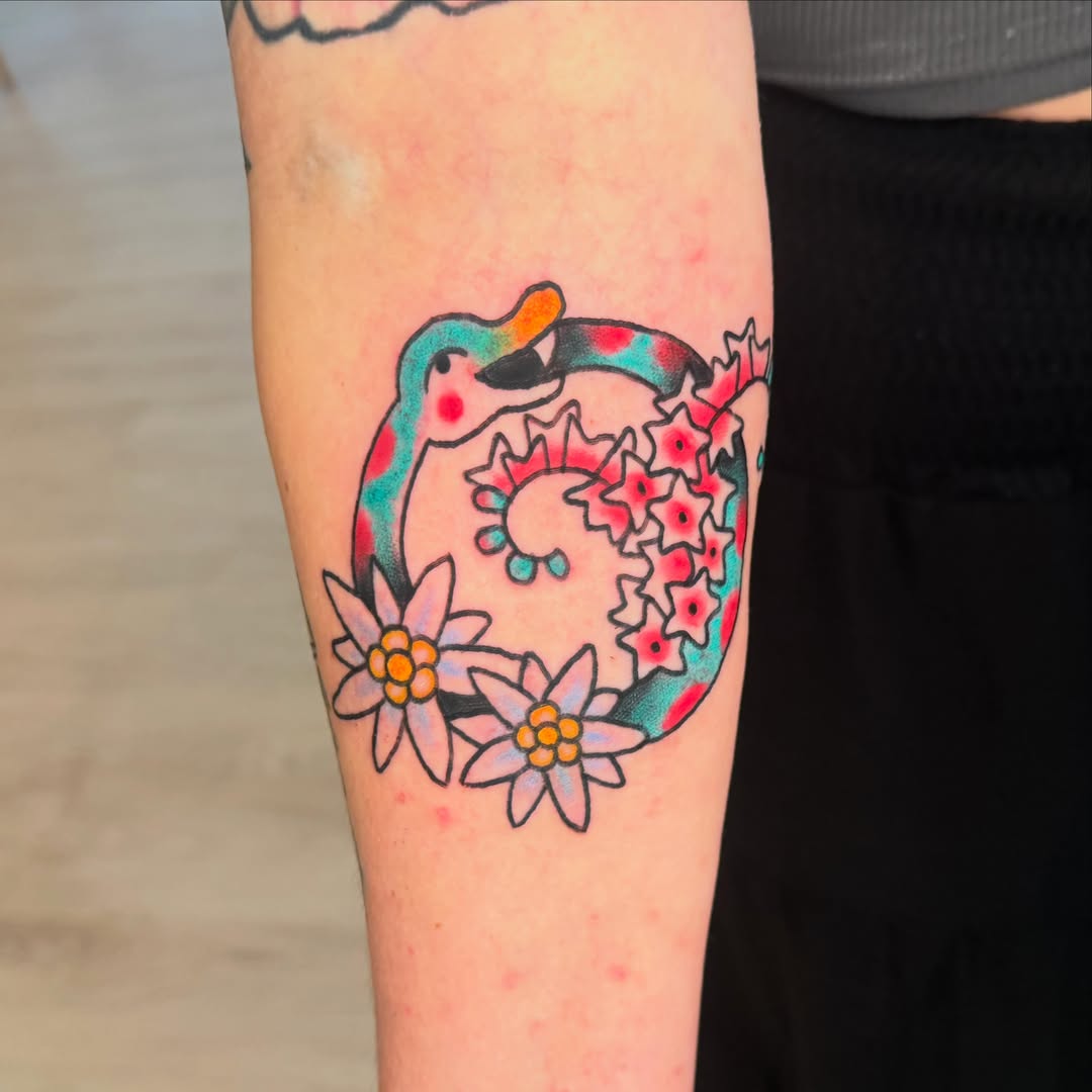 Tattoo by @roachparade — new_school, watercolor
