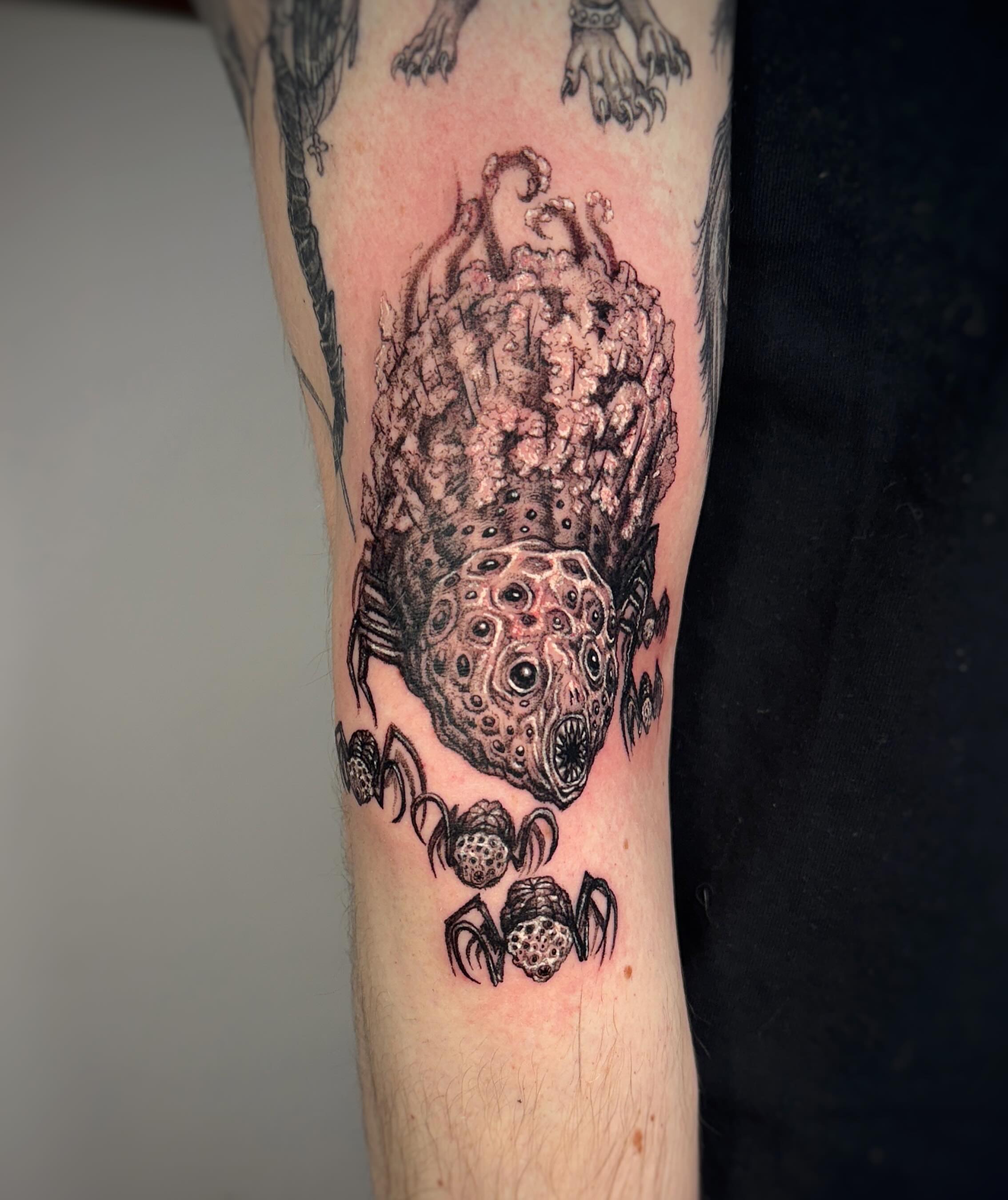 Tattoo by @jeminren — dotwork, dark_realism