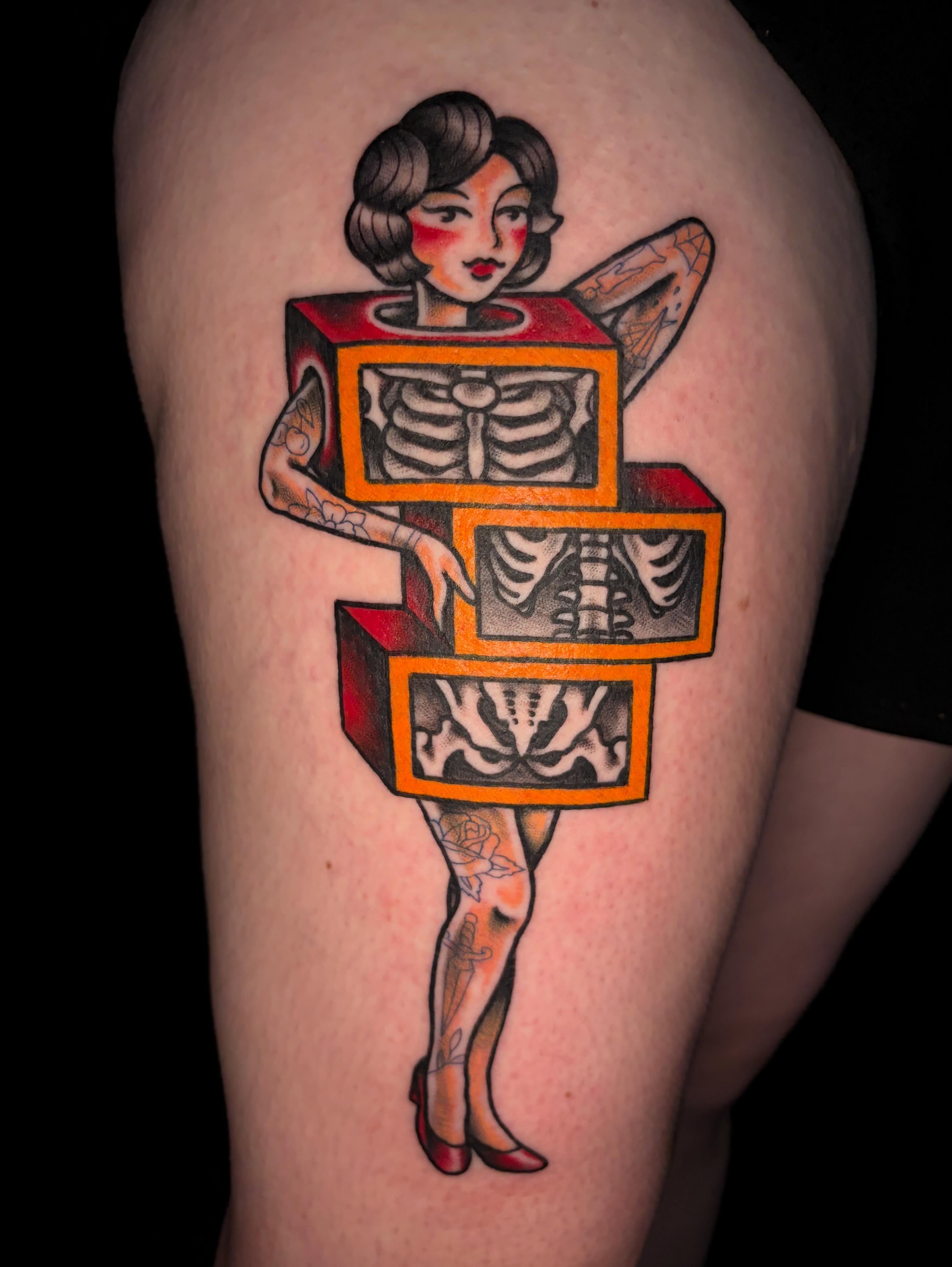 Tattoo by @thee_k8_kelly β american_traditional, geometric