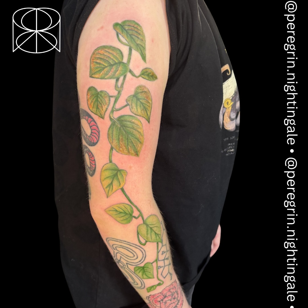Tattoo by @peregrin.nightingale — dotwork