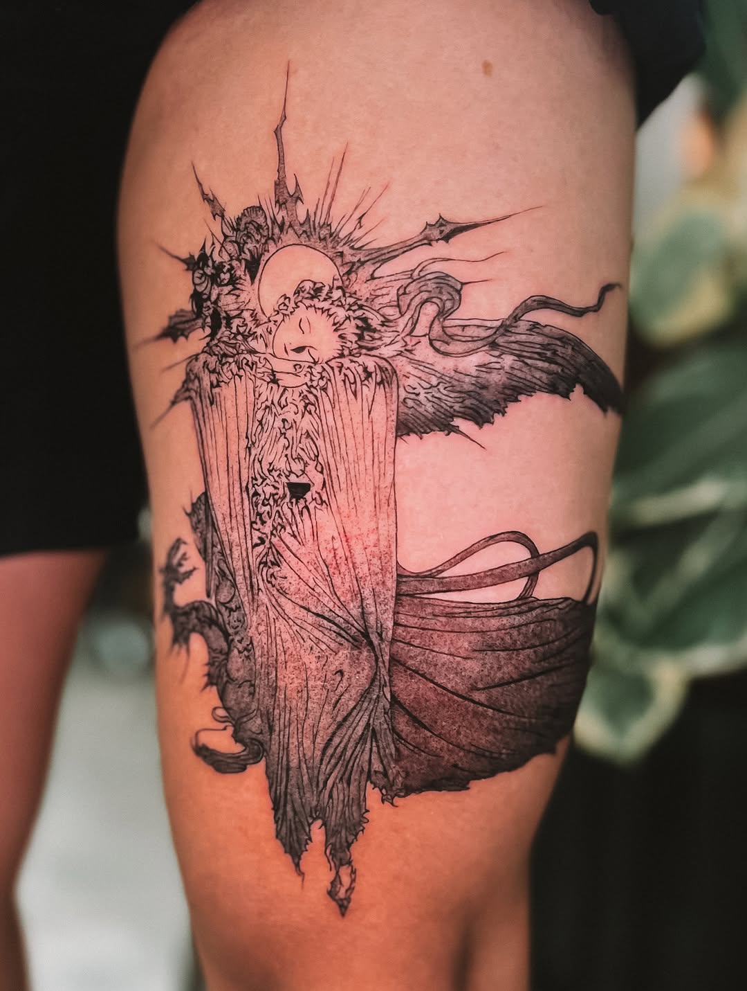 Tattoo by @sebrinapham — dark_realism, illustrative