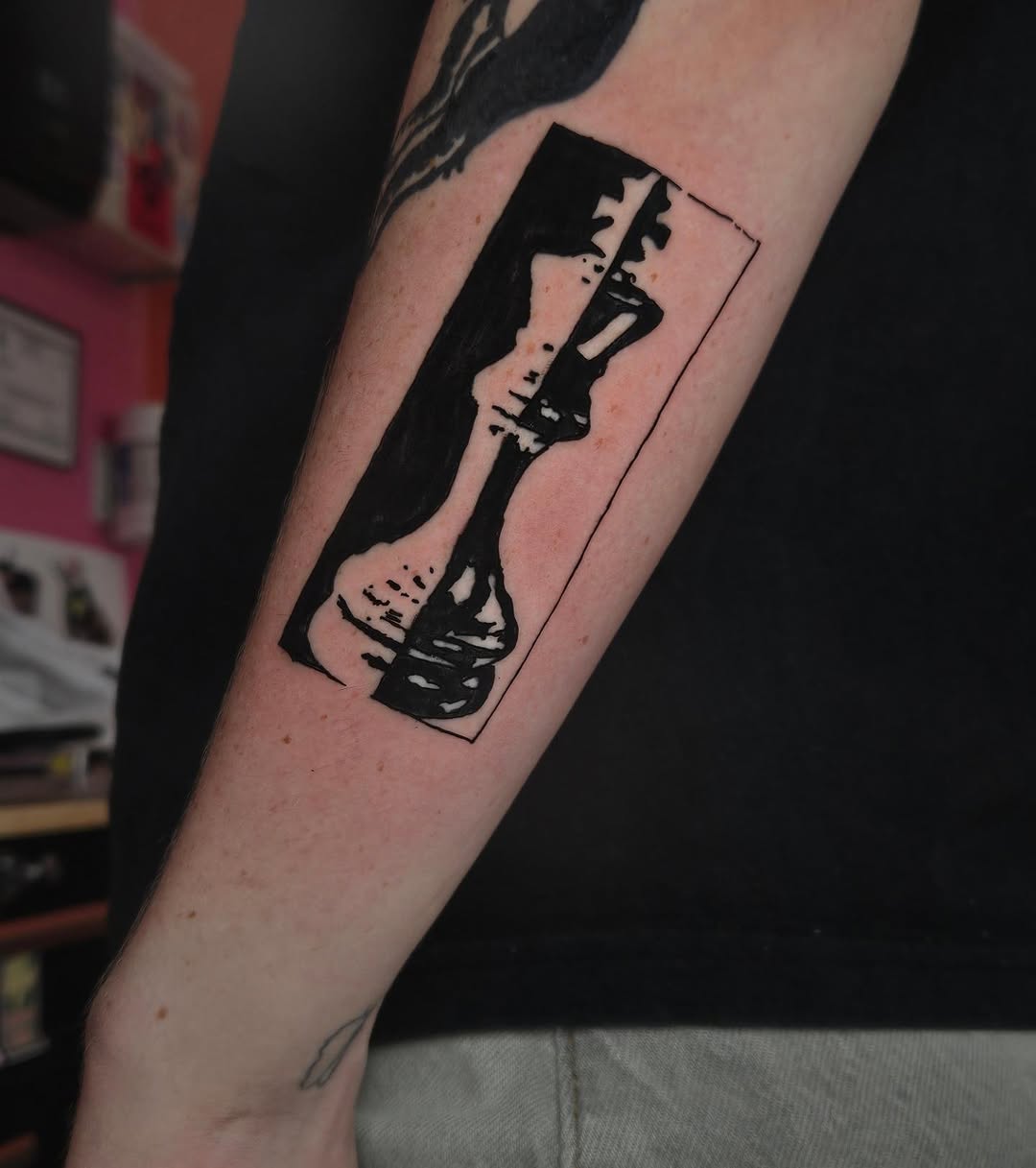 Tattoo by @bugpin7rl — blackwork