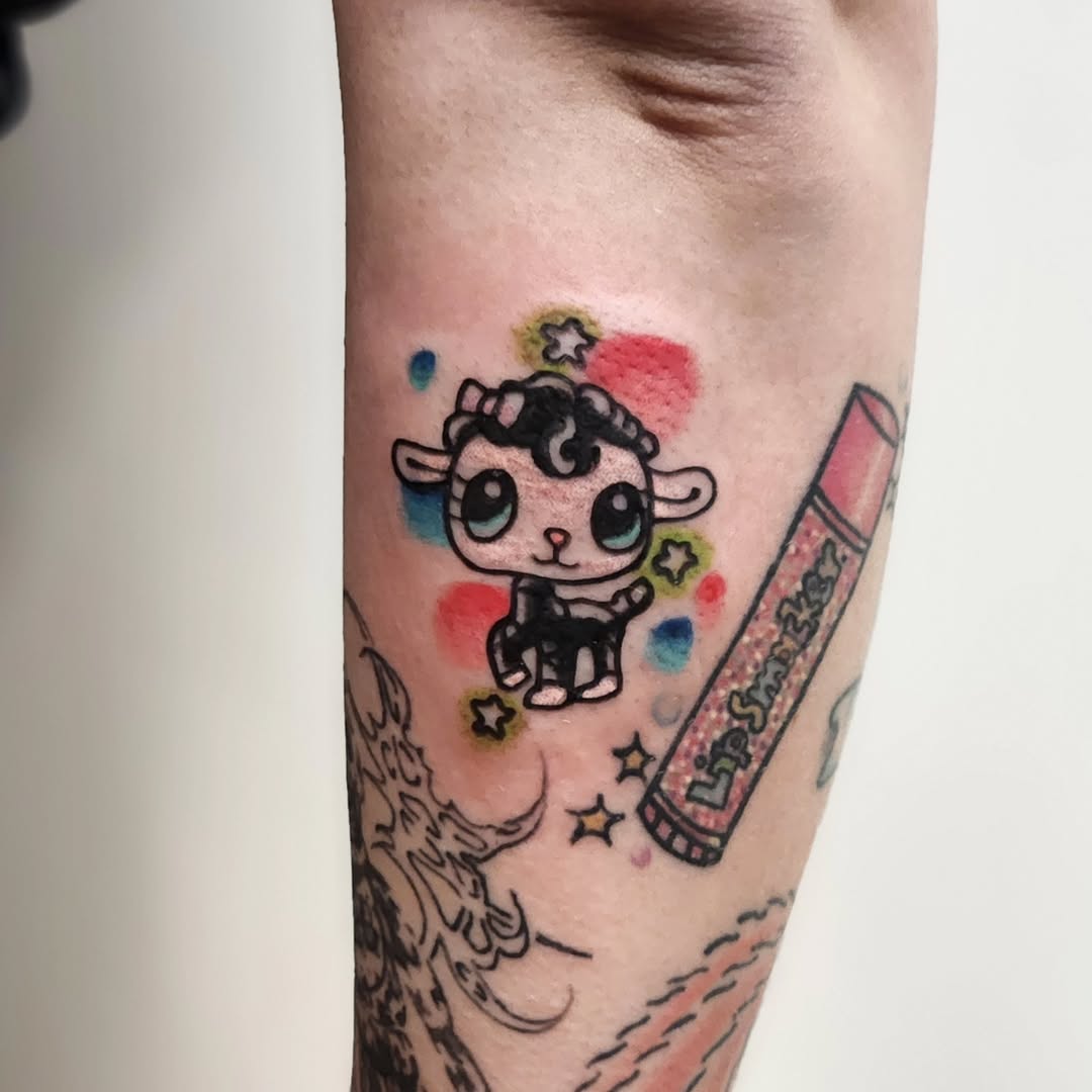 Tattoo by @queenofchaostattoos — new_school, watercolor