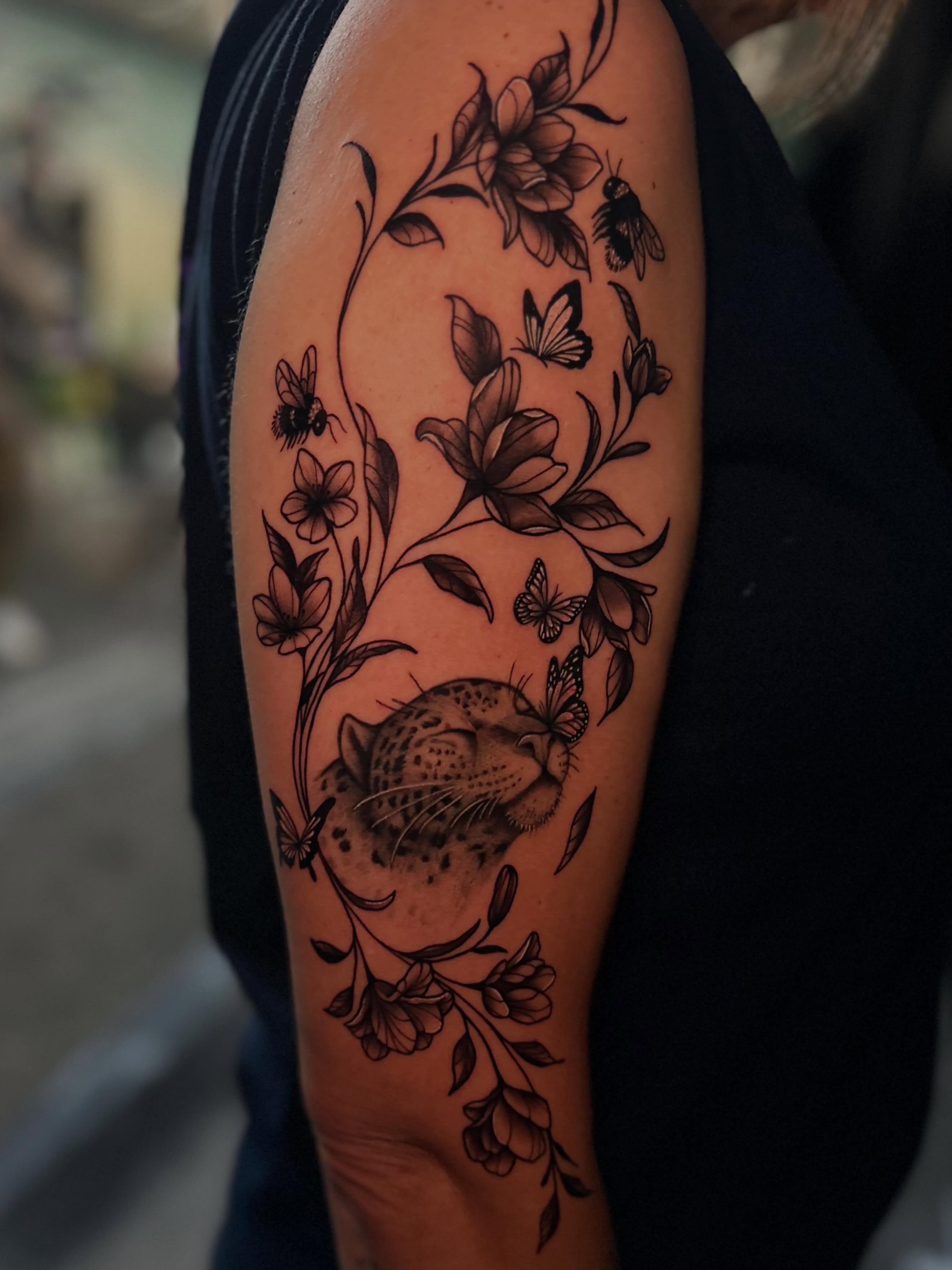 Tattoo by @livv_tattoos — black_and_grey, realism