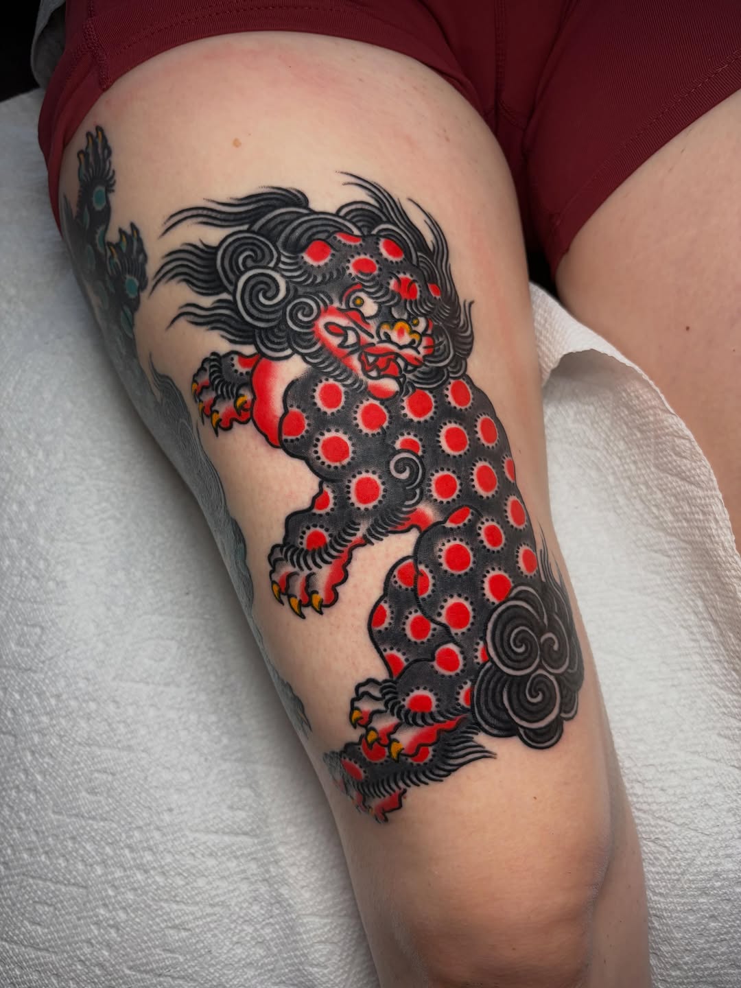 Tattoo by @davidarmacost โ japanese_irezumi, neo_traditional