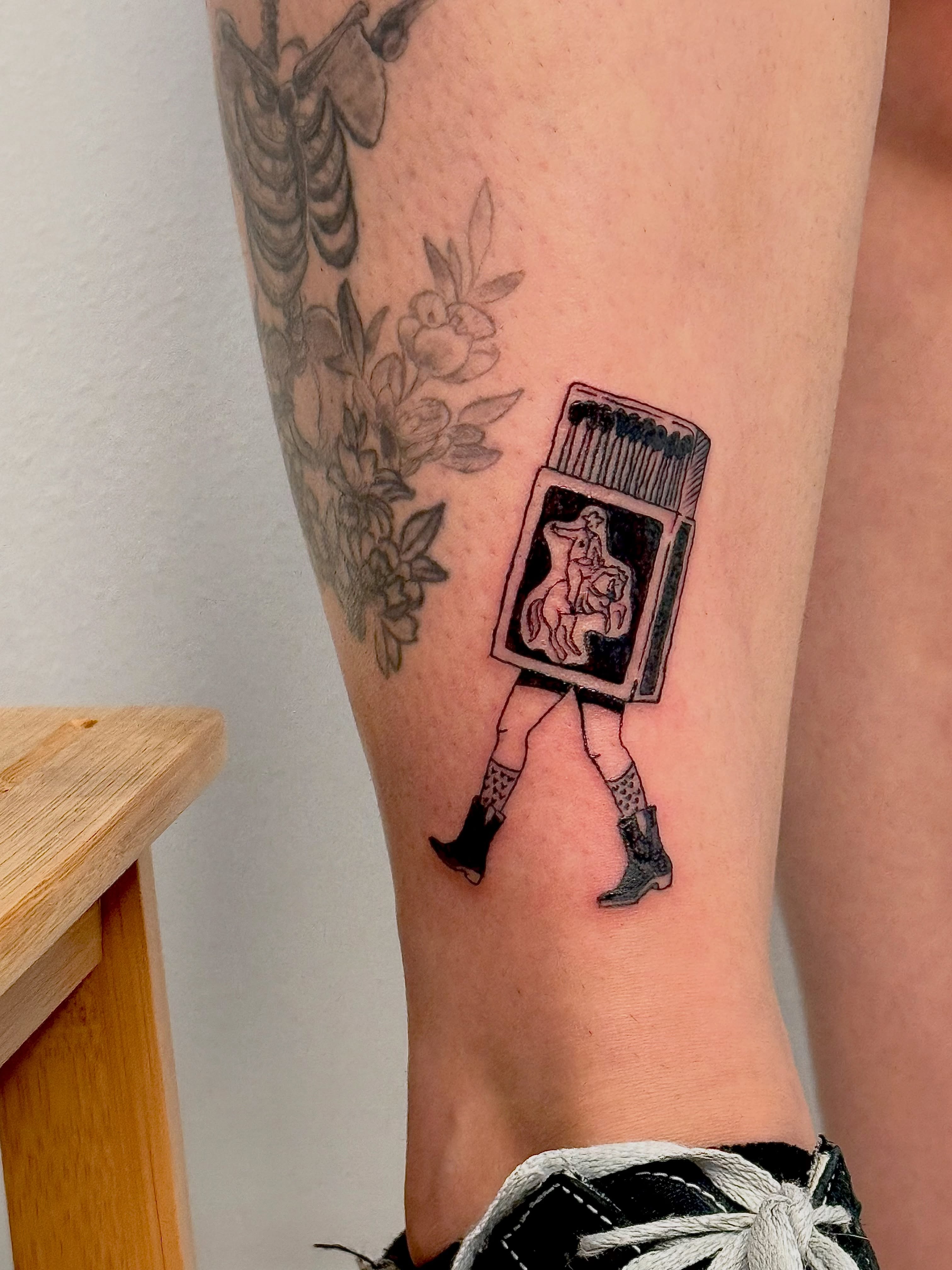 Tattoo by @bunny_and_the_echomen — illustrative