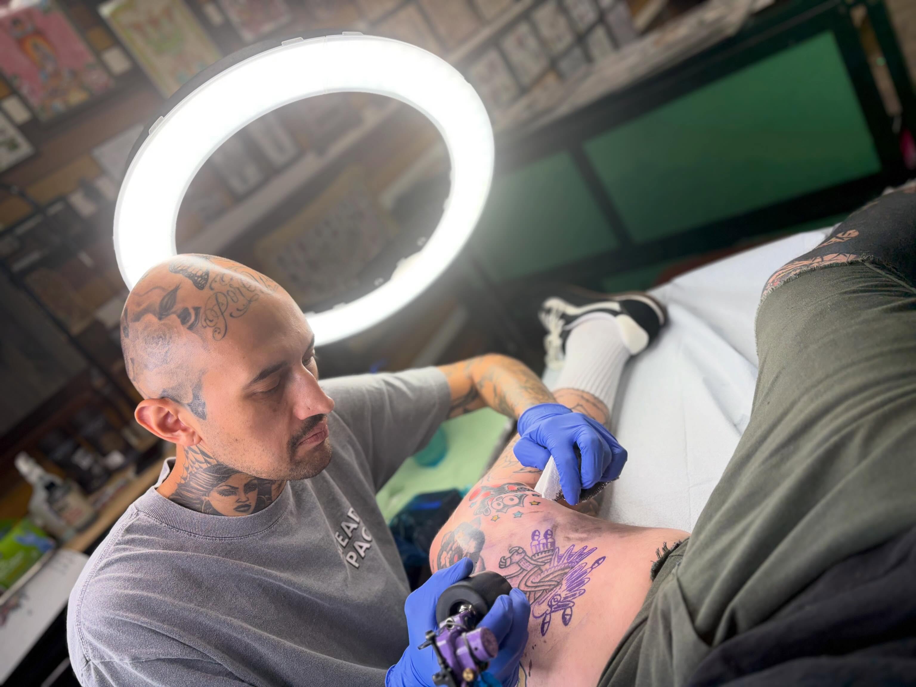 Tattoo by @eriktulgetsketattoo — dotwork