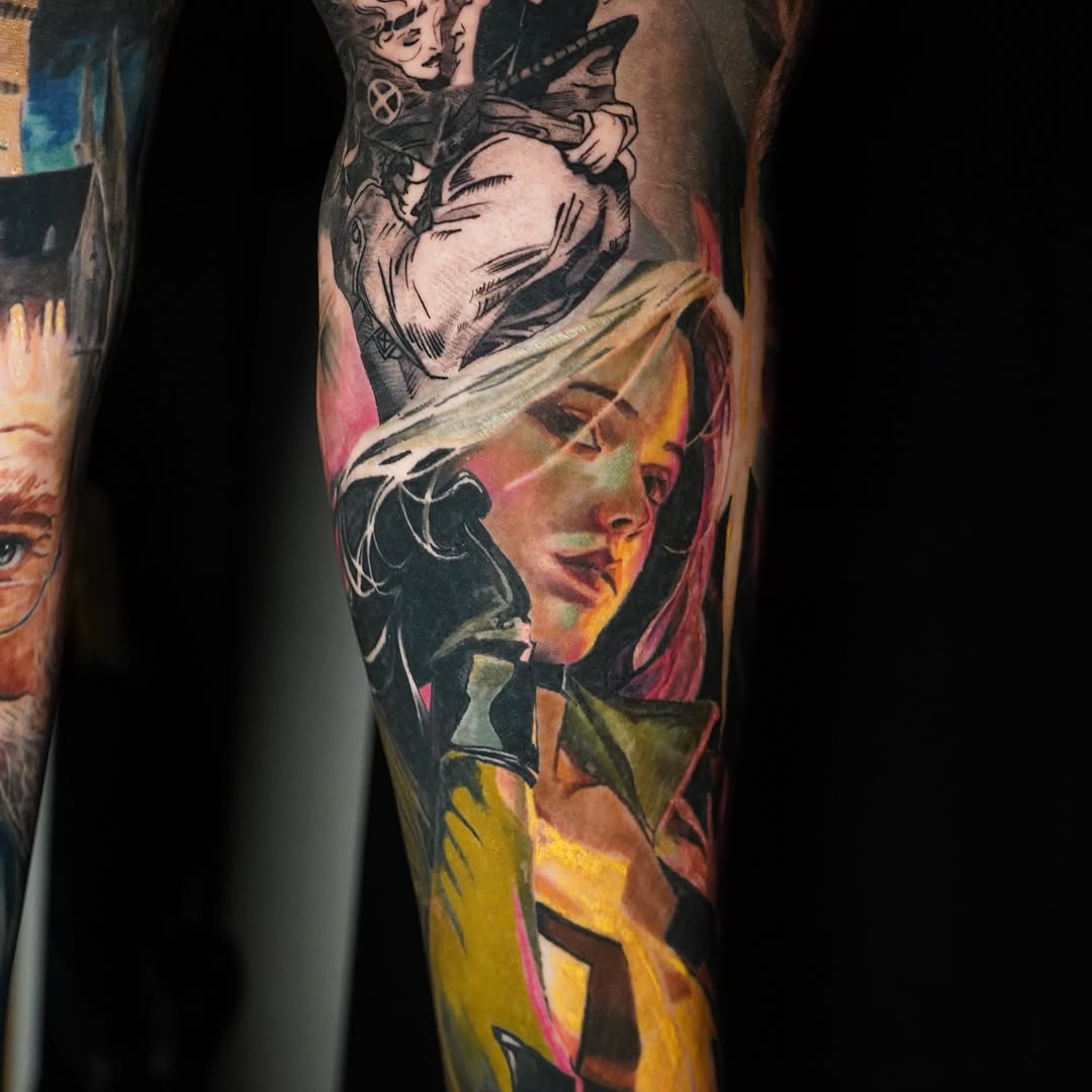 Tattoo by @darlgnau — realism, trash_polka