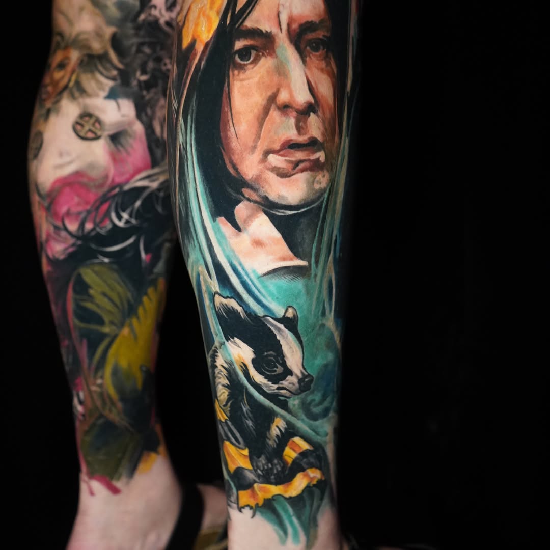Tattoo by @darlgnau — realism, trash_polka