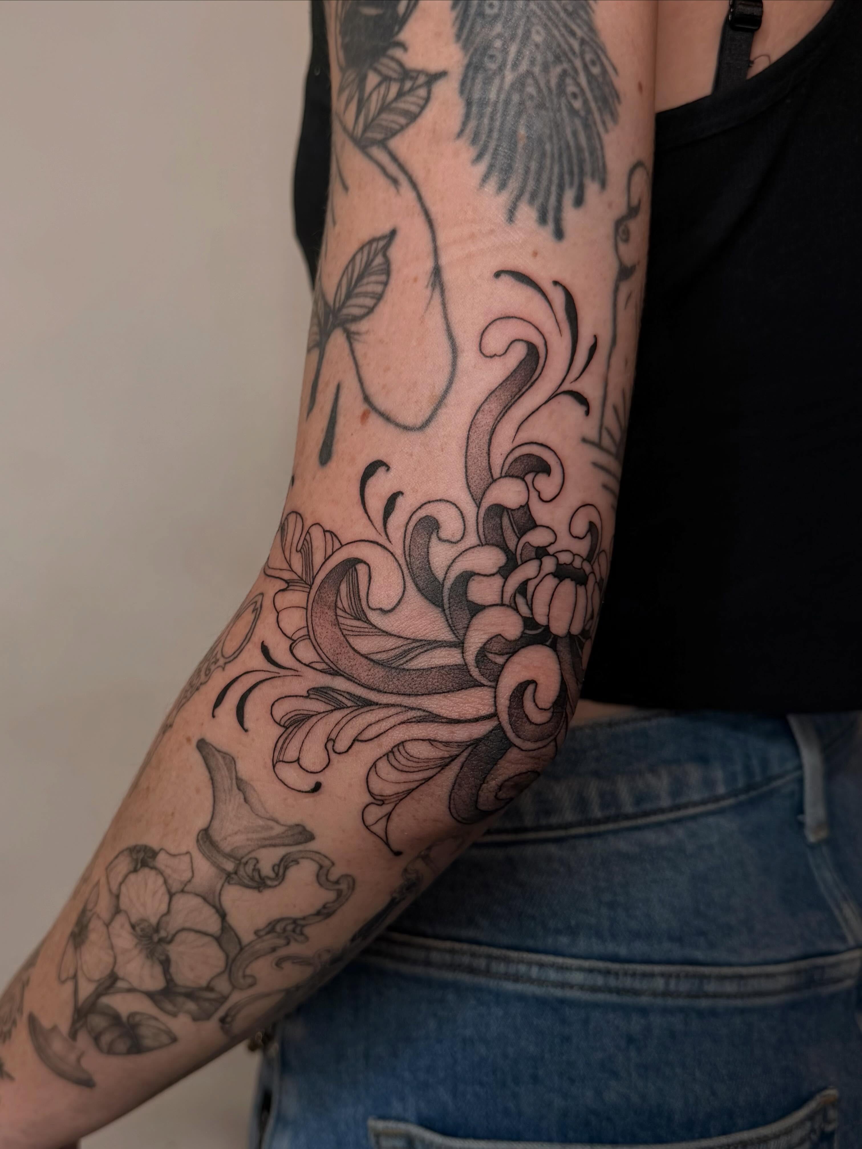 Tattoo by @gr3ywash — black_and_grey