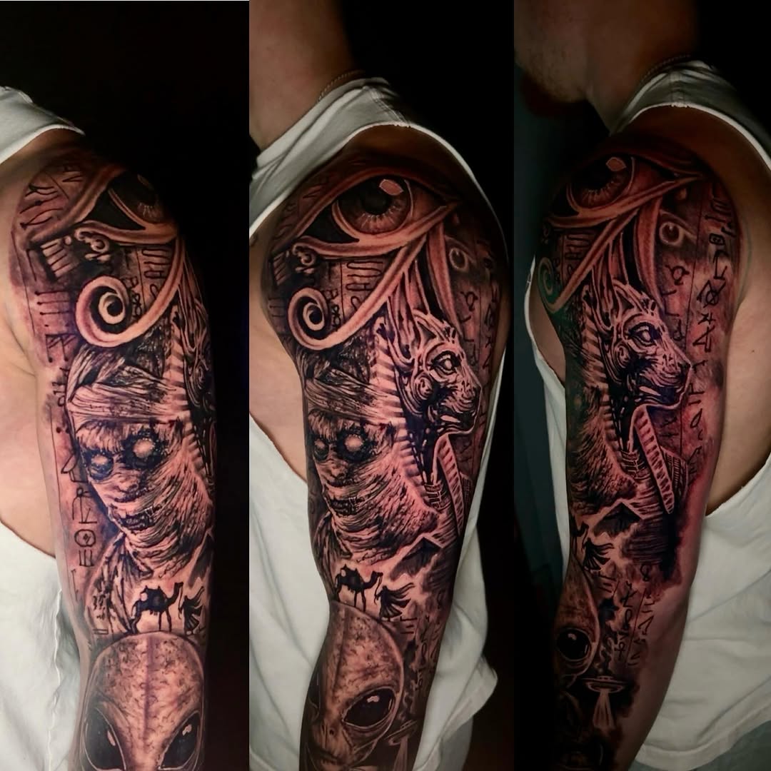 Tattoo by @tattoosbybeanz — realism, black_and_grey