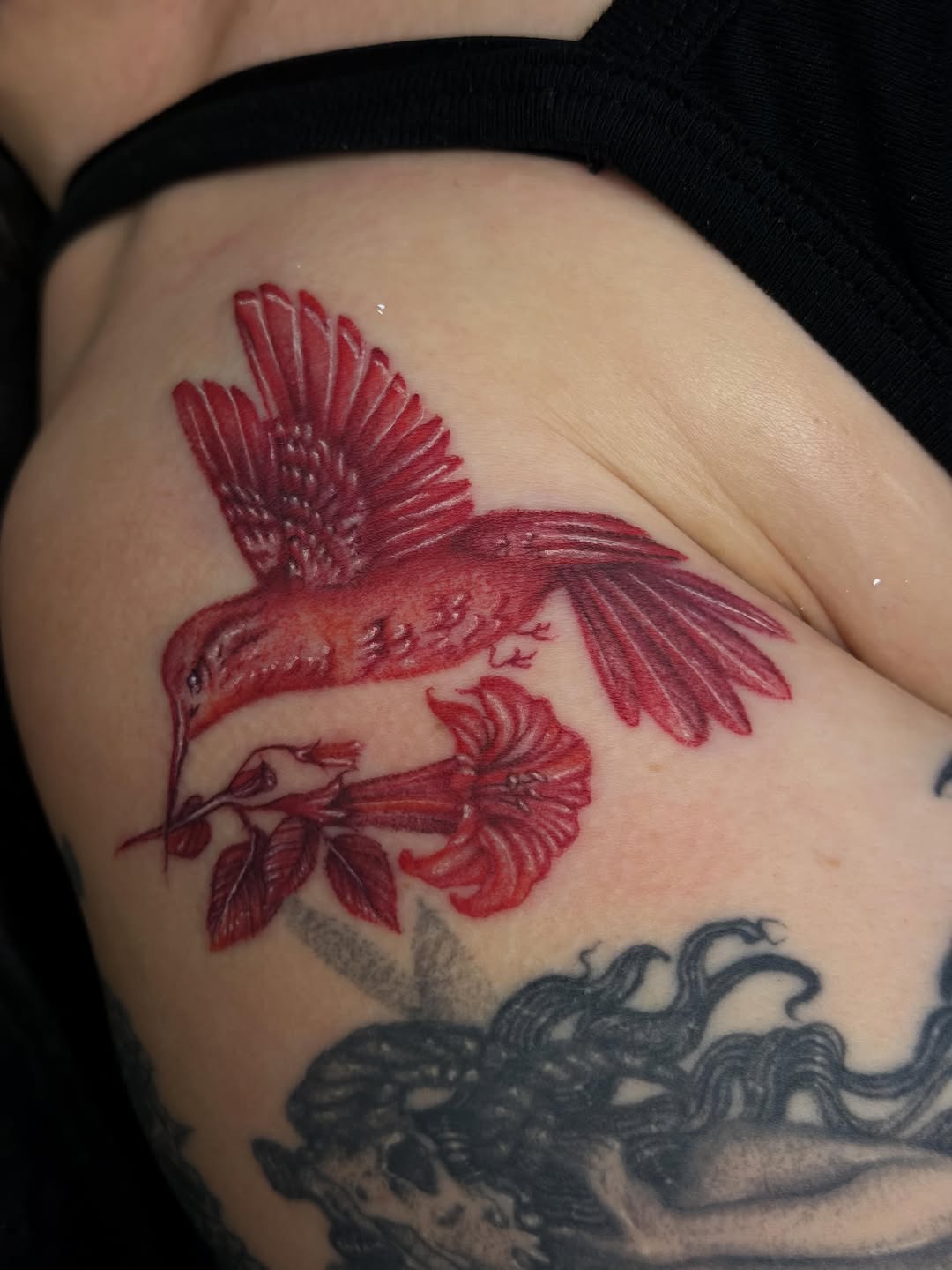 Tattoo by @bonnie_tatt2oos — realism, fine_line