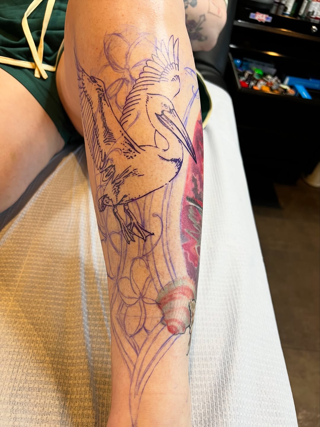 Tattoo by @thealliwilcox — illustrative, black_and_grey