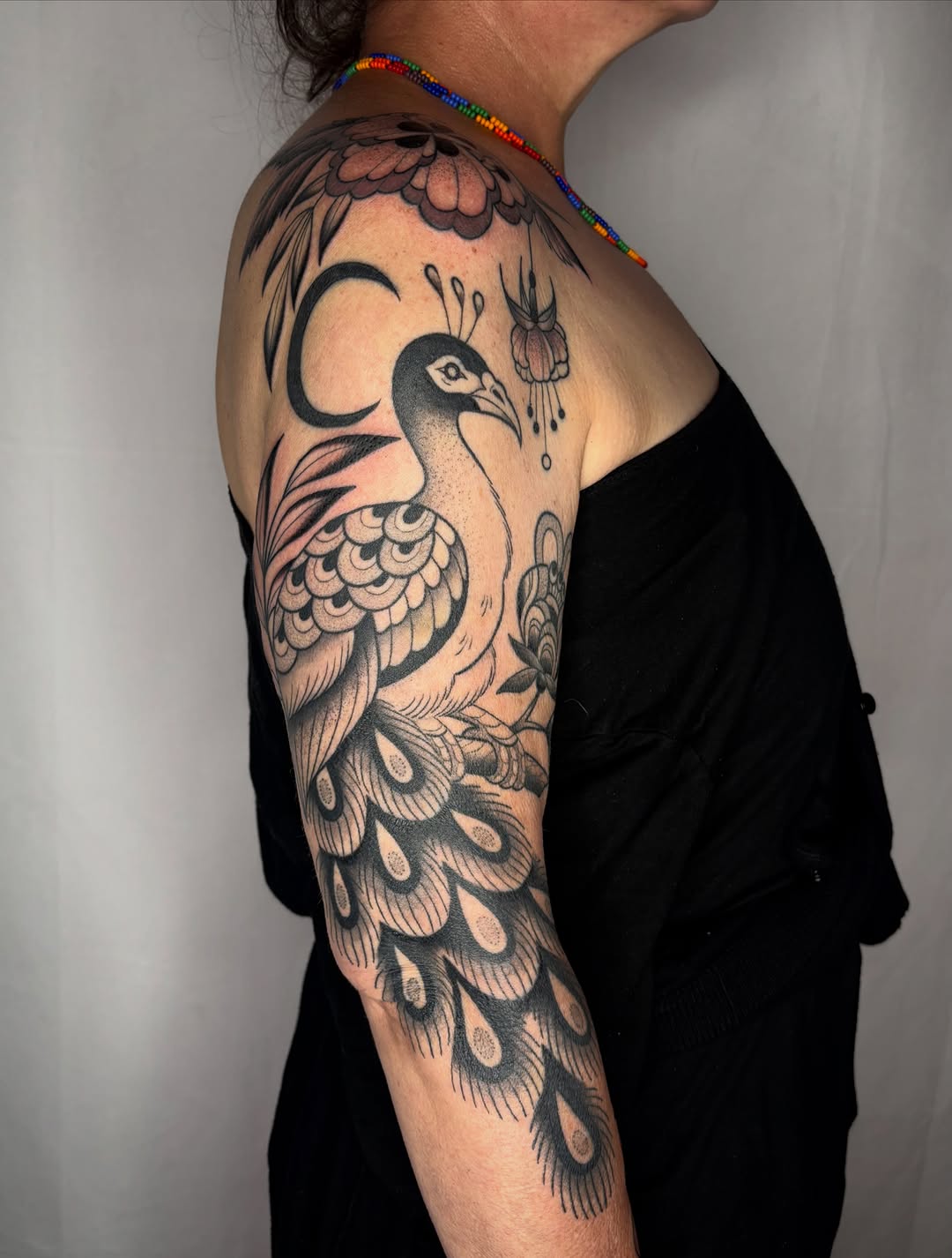 Tattoo by @bacontattoos — black_and_grey, ornamental