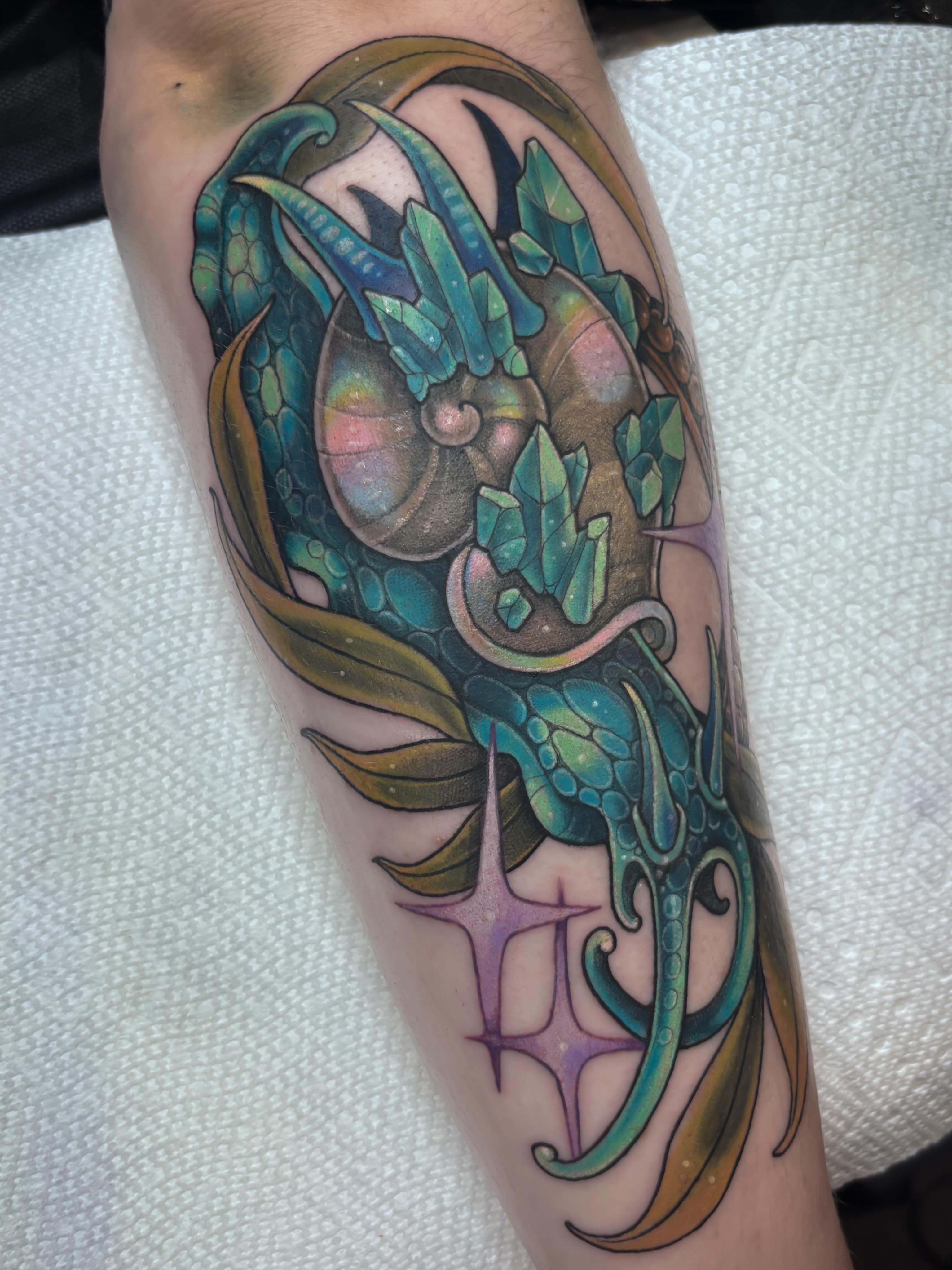 Tattoo by @fairygremlinn — new_school, geometric