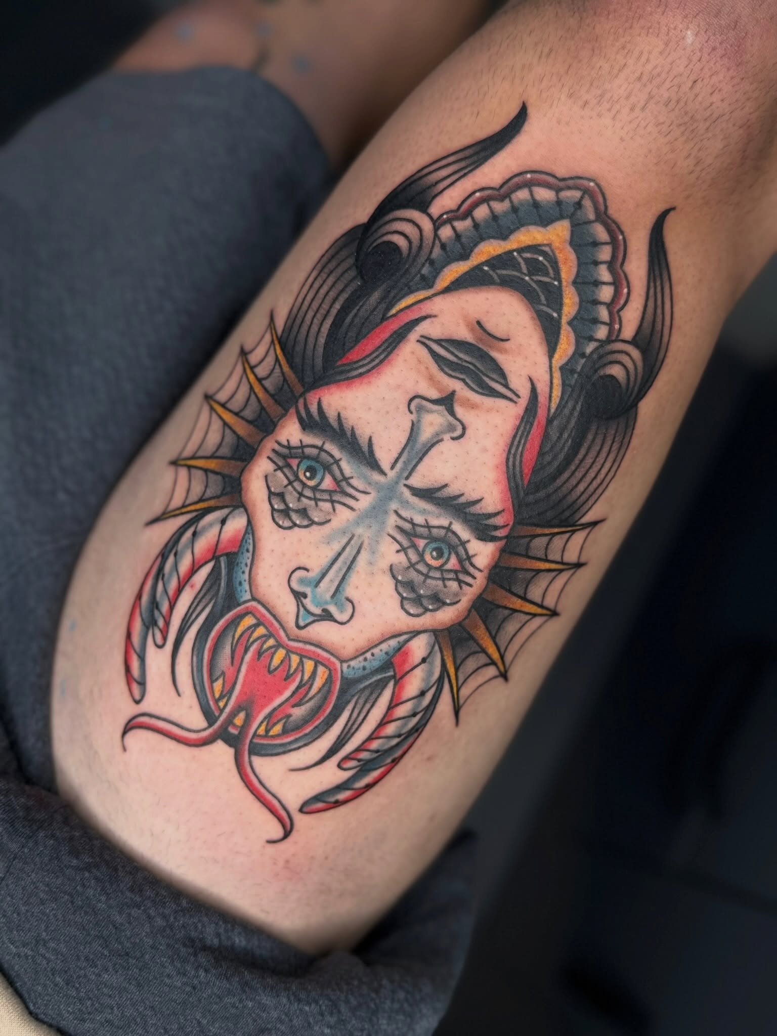 Tattoo by @senemtattooer — american_traditional