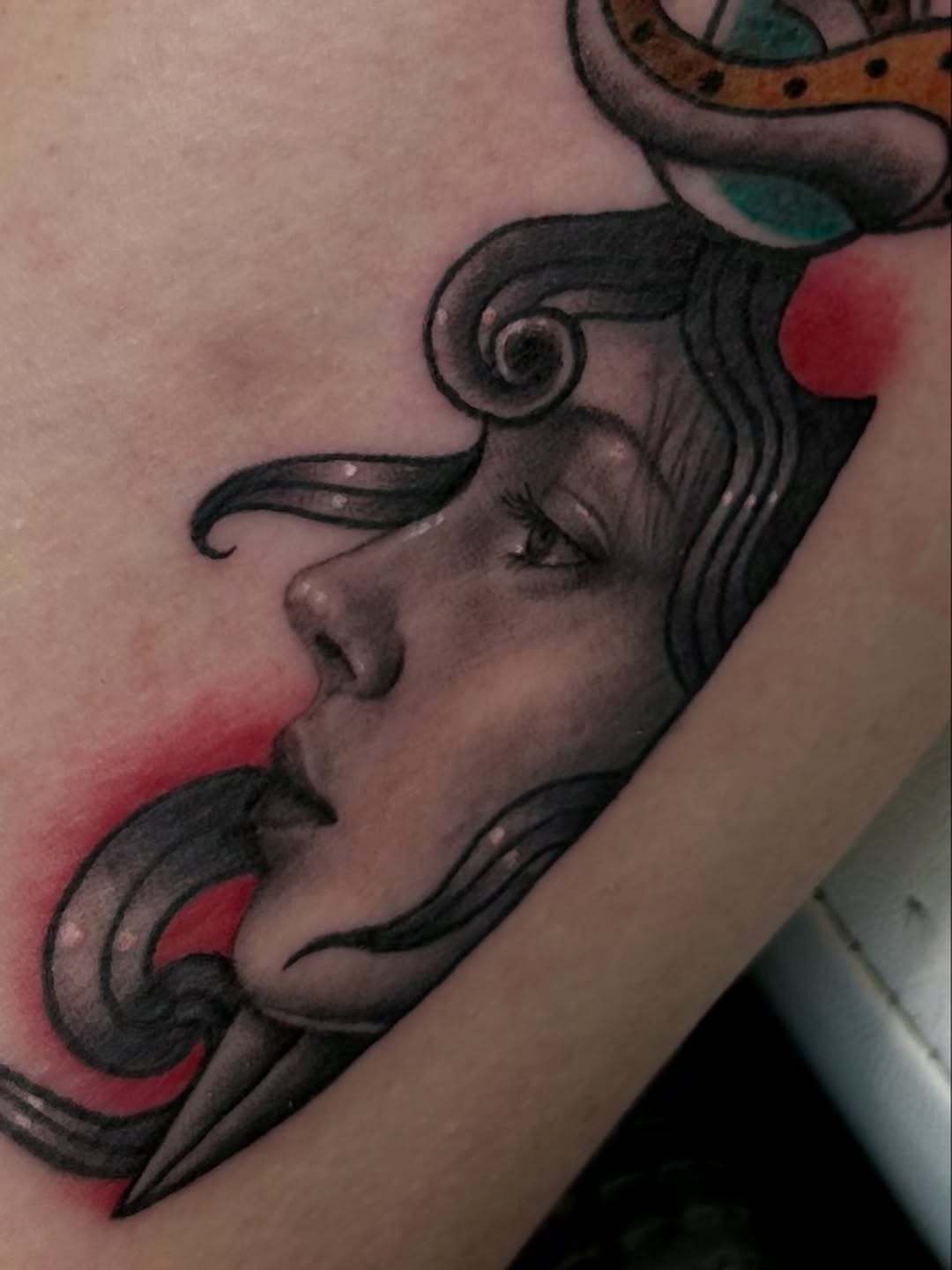 Tattoo by @jmartsart — black_and_grey, realism