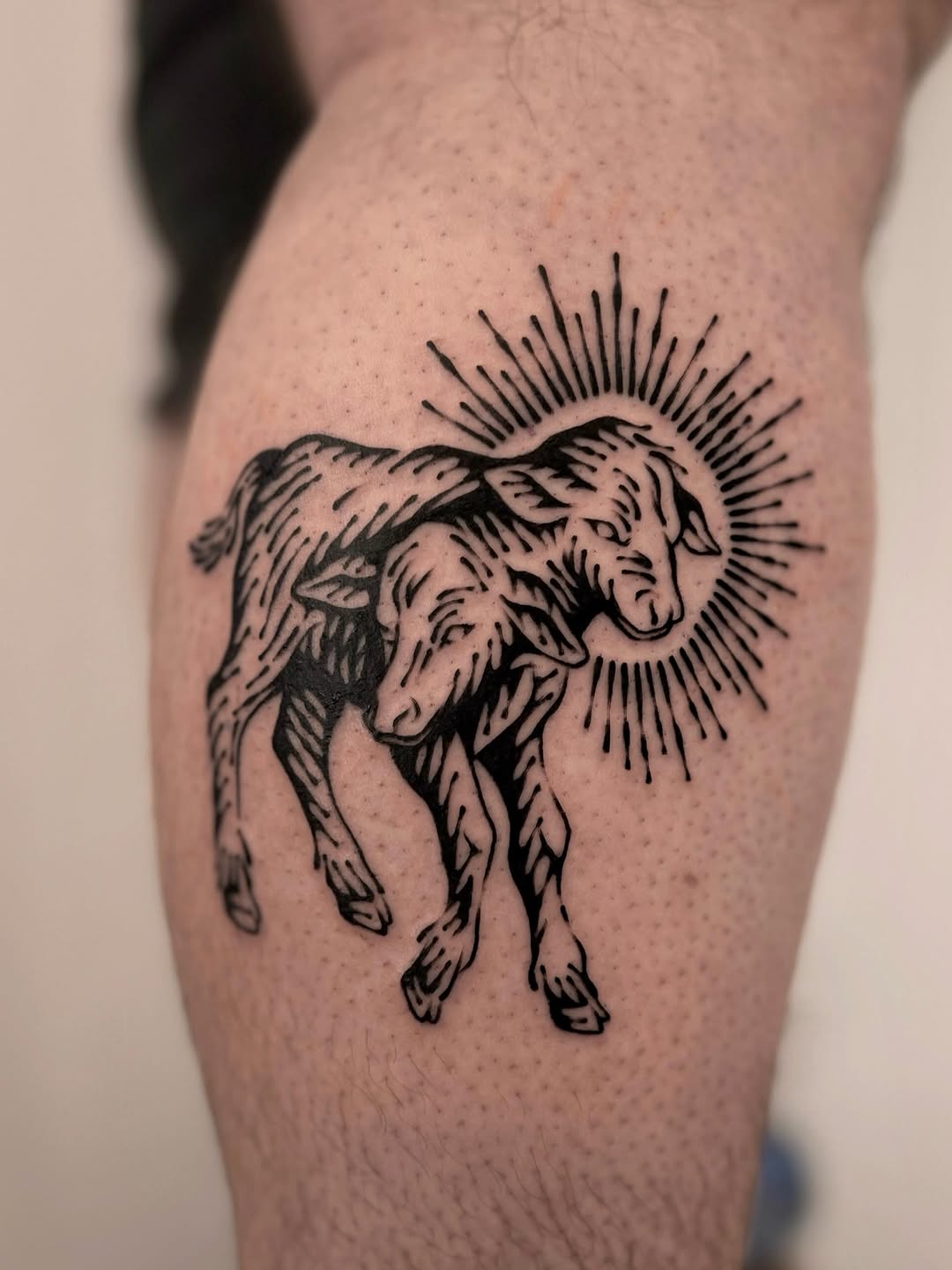 Tattoo by @wonny_wood — blackwork, illustrative