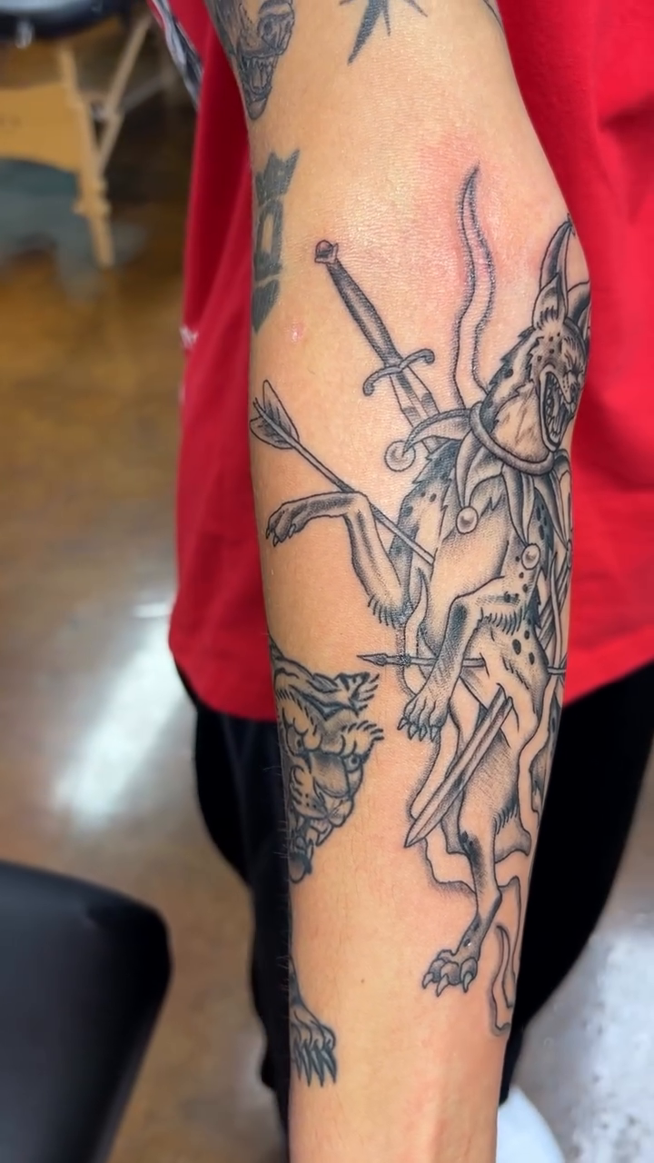 Tattoo by @danemitchelltattoo — black_and_grey, realism