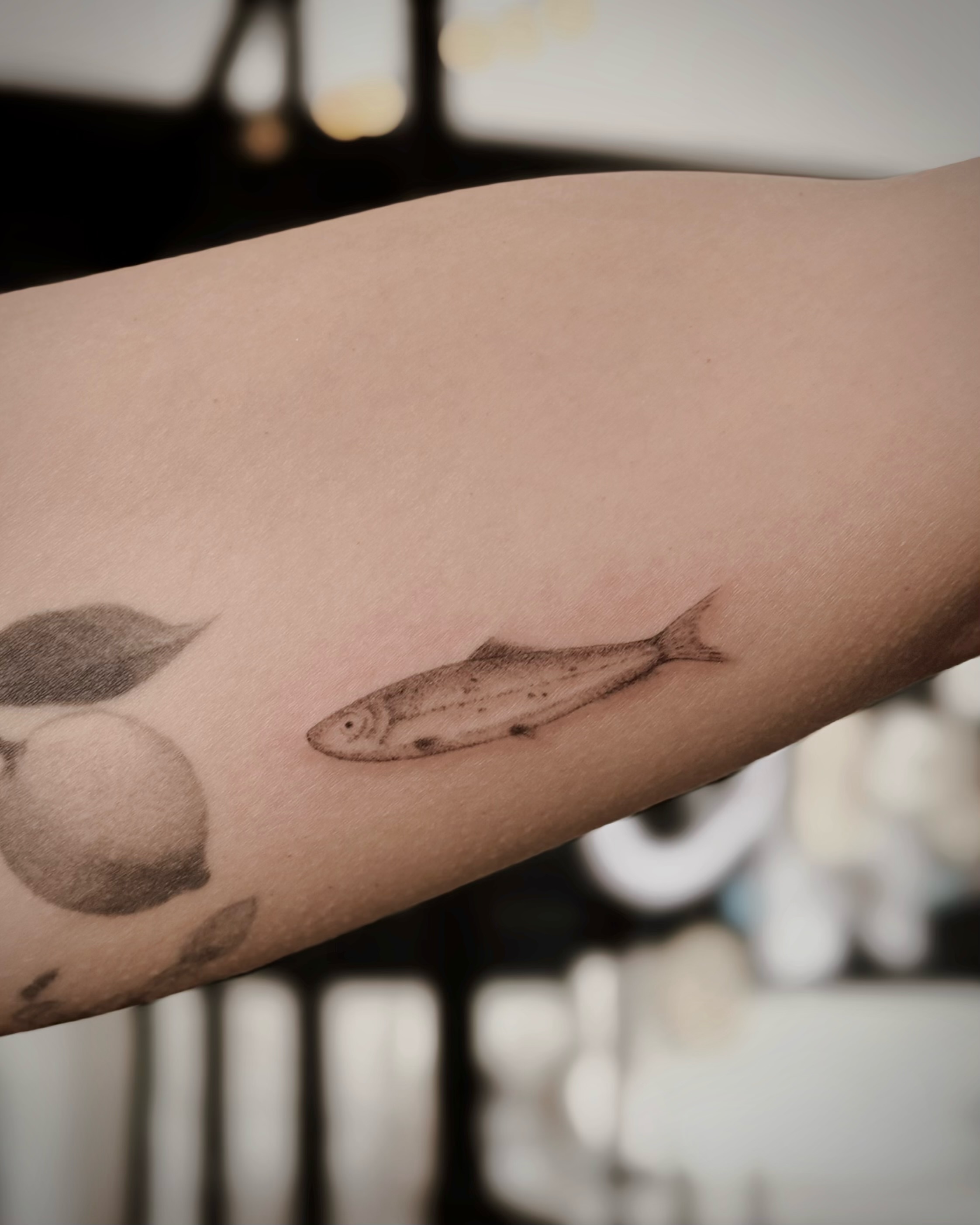 Tattoo by @blackpear_ink — black_and_grey